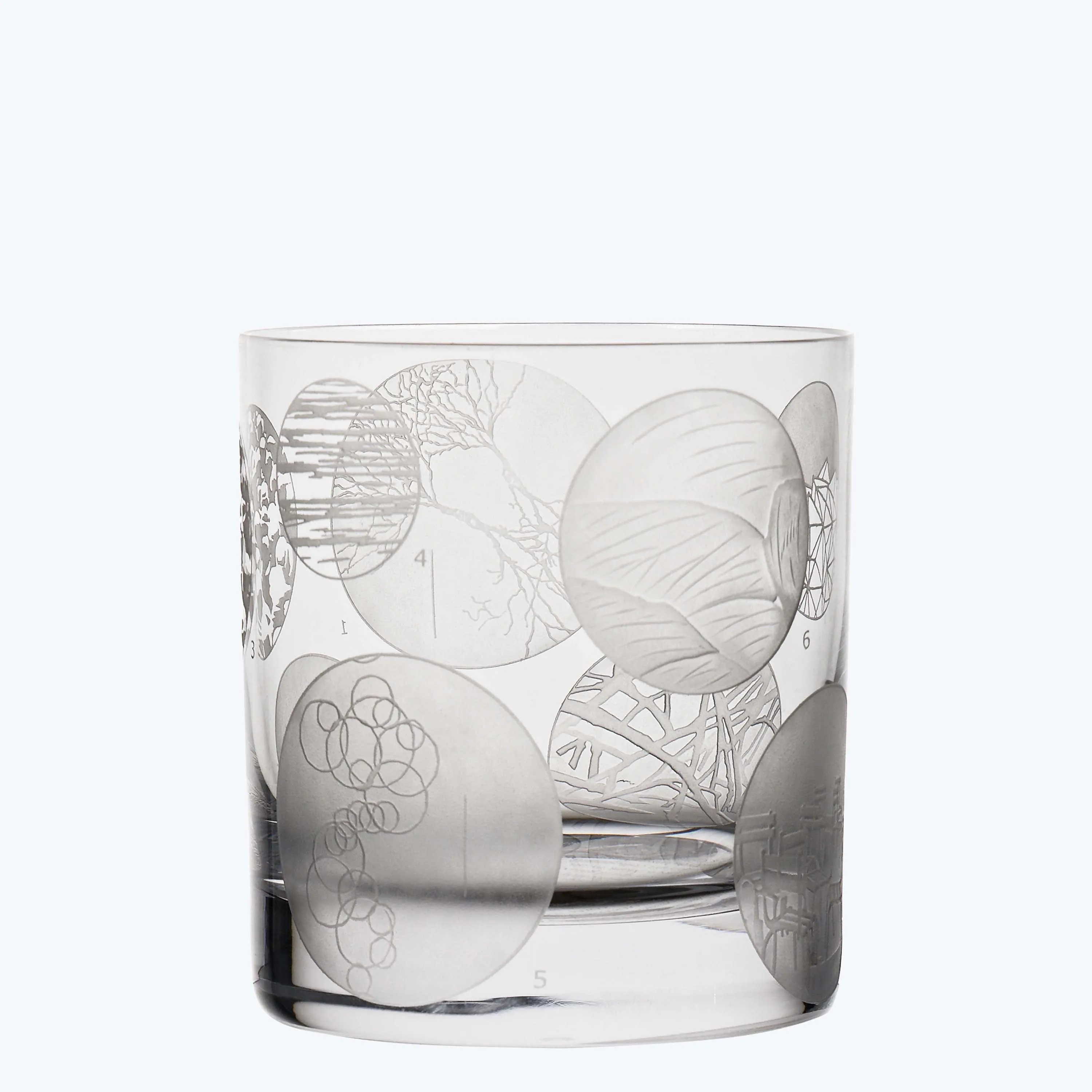 Animation Double Old-Fashioned Glasses, Set of 6