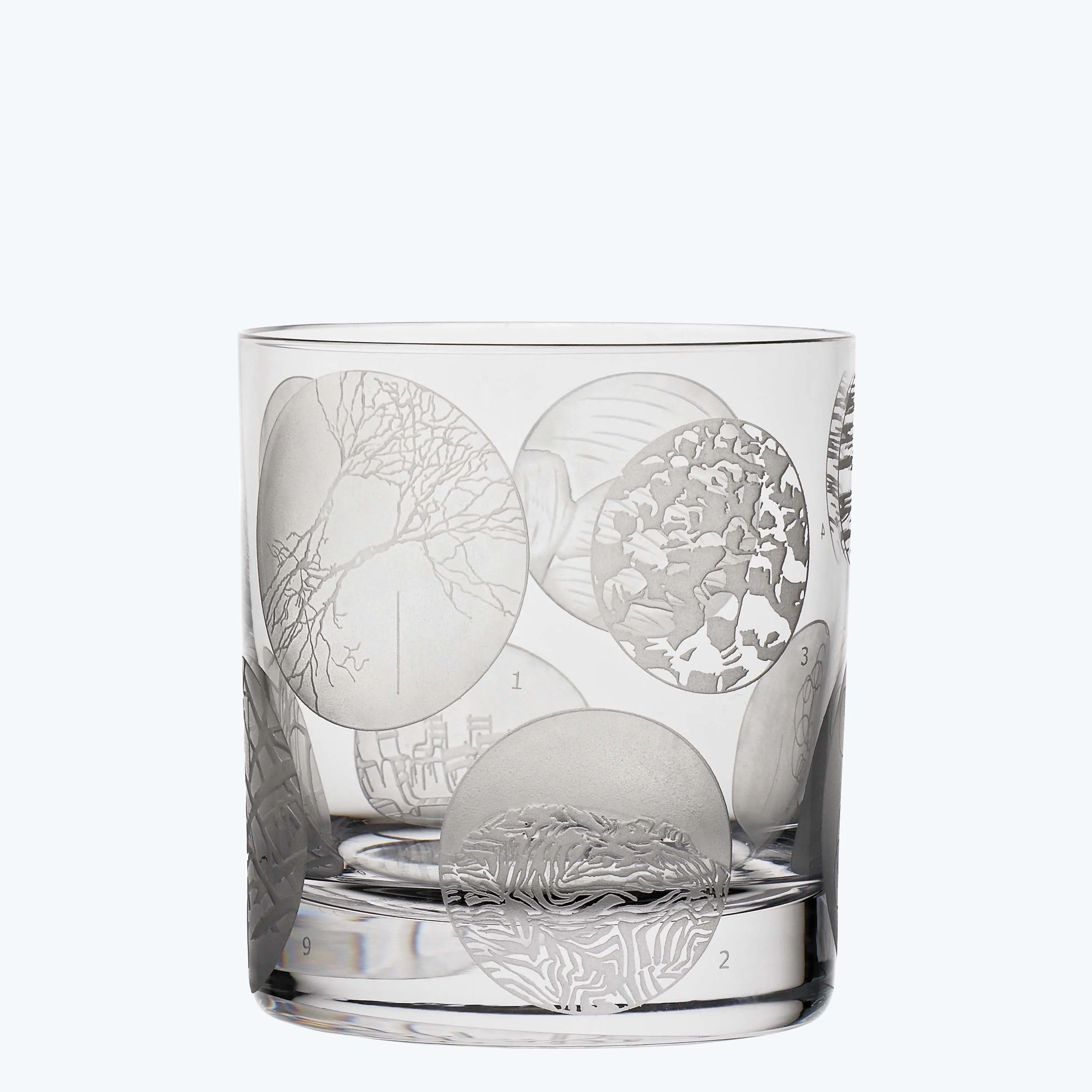 Animation Double Old-Fashioned Glasses, Set of 6