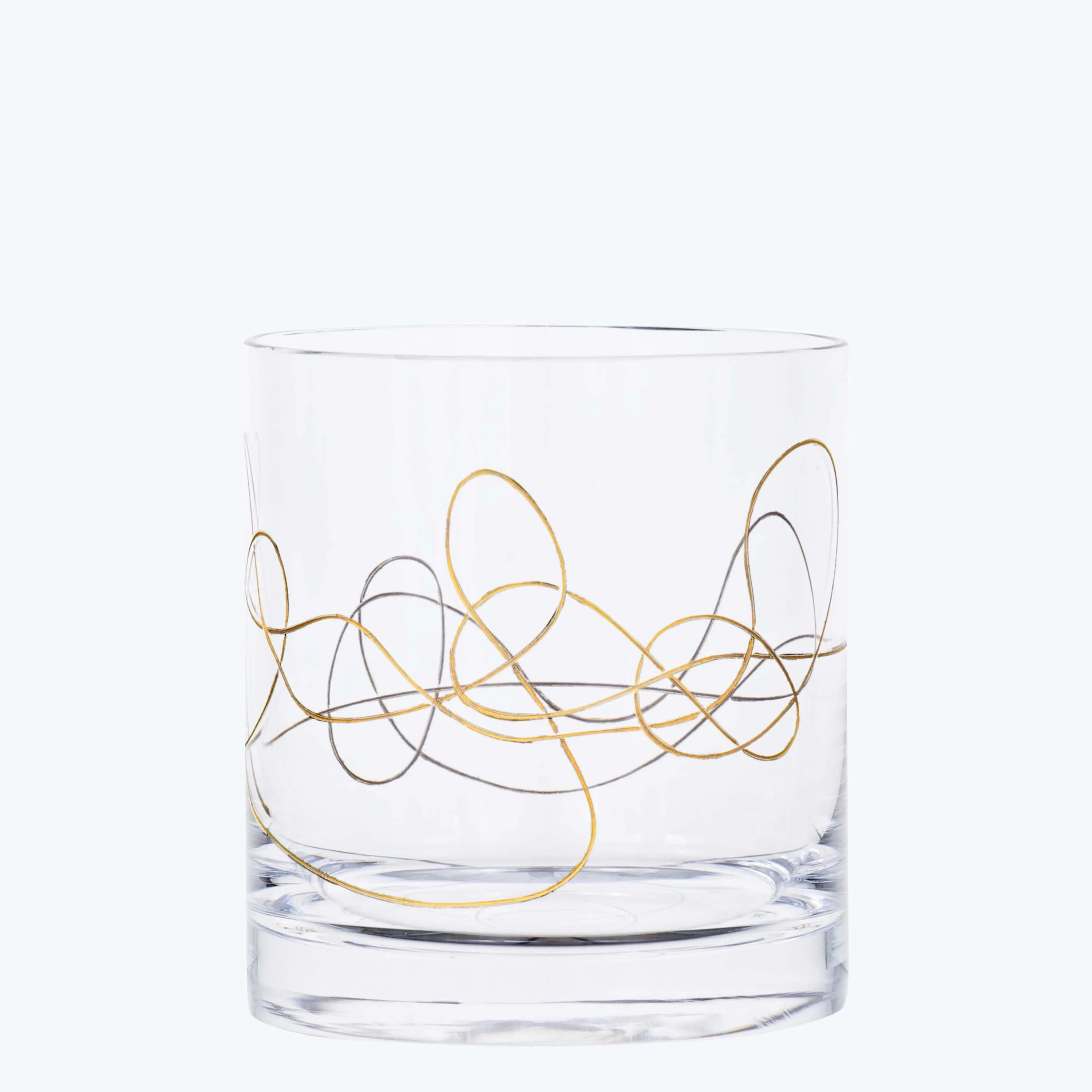 Animation Double Old-Fashioned Glasses, Set of 6