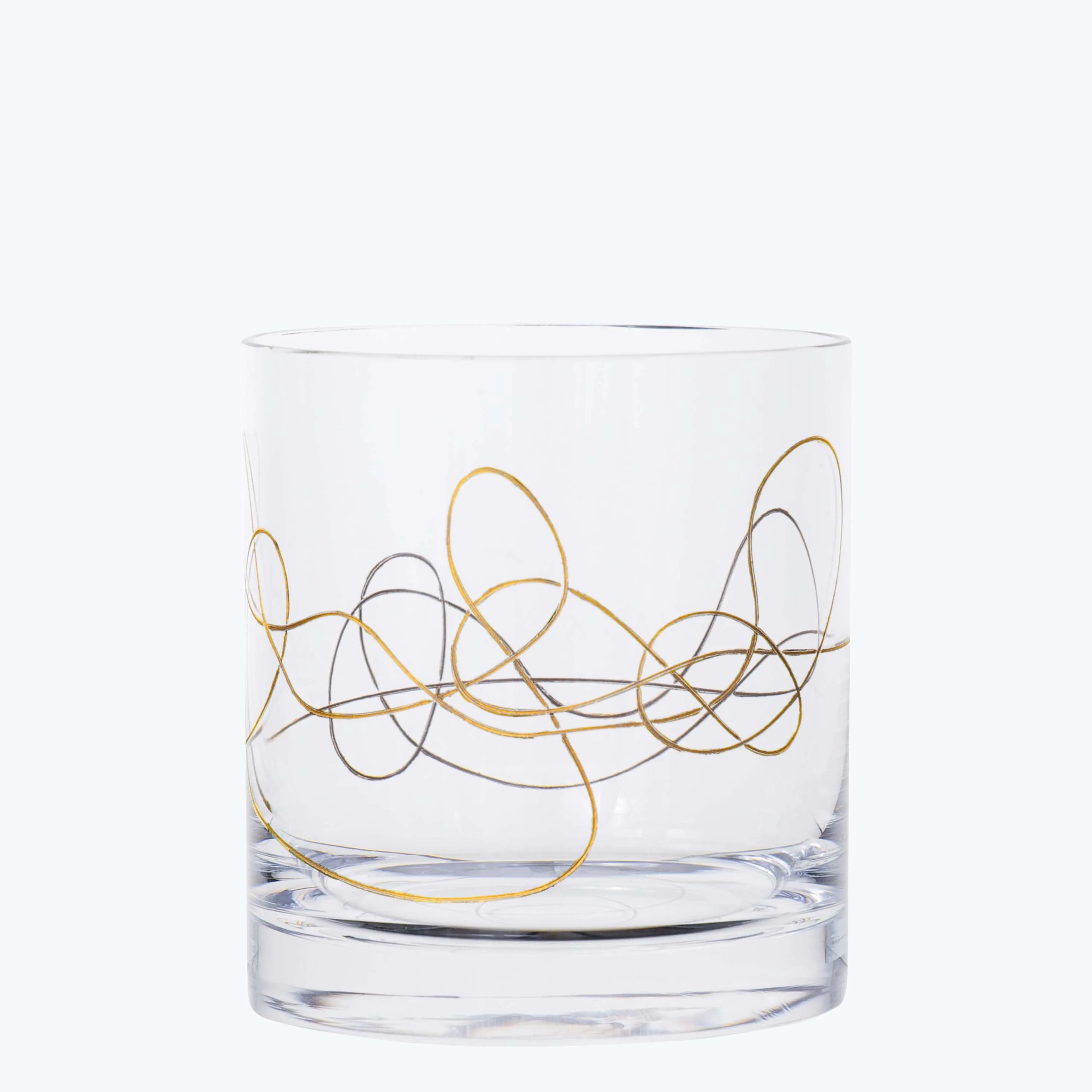 Animation Double Old-Fashioned Glasses, Set of 6