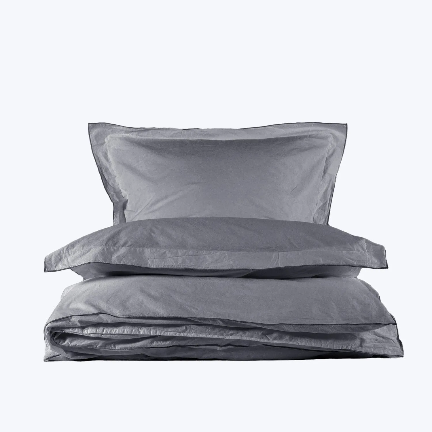 Aura Cotton Percale Duvet