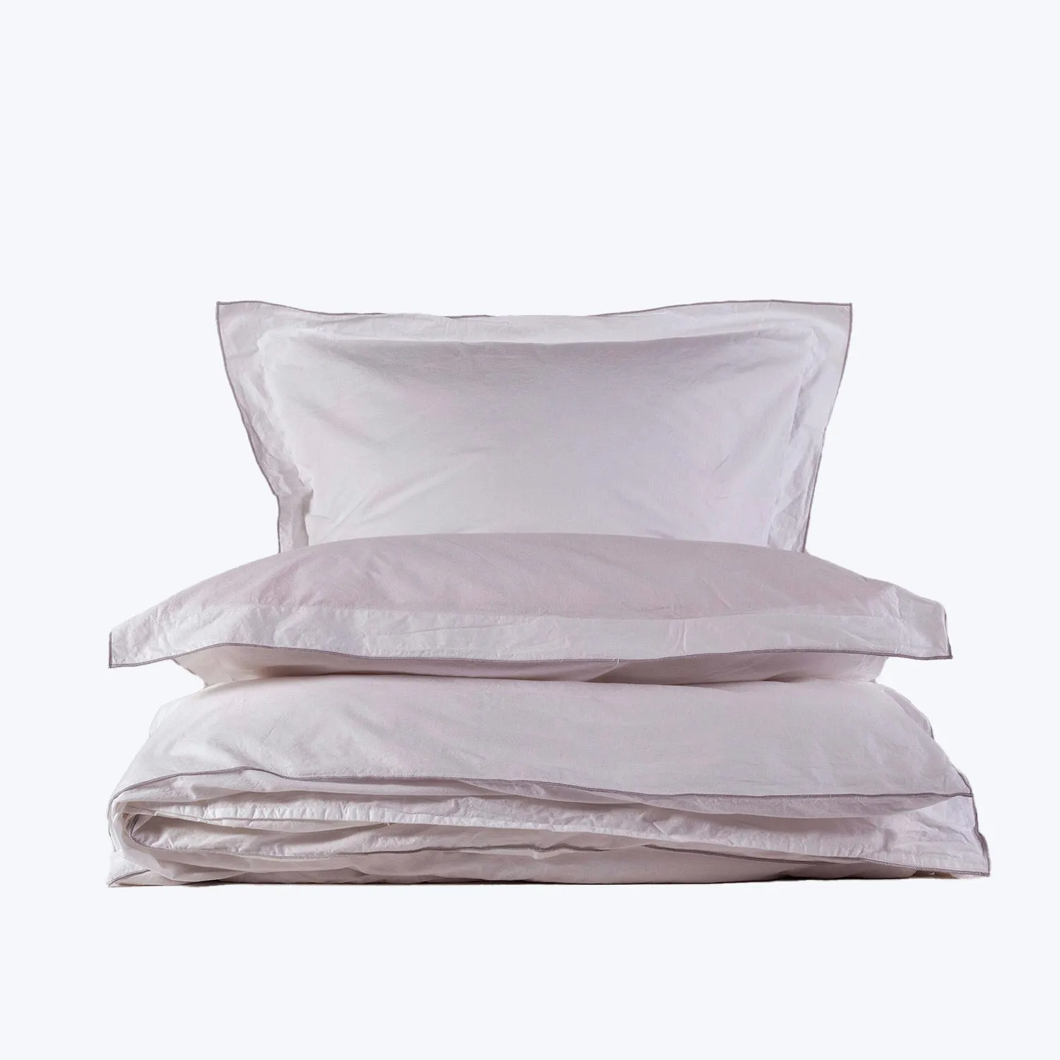 Aura Cotton Percale Duvet