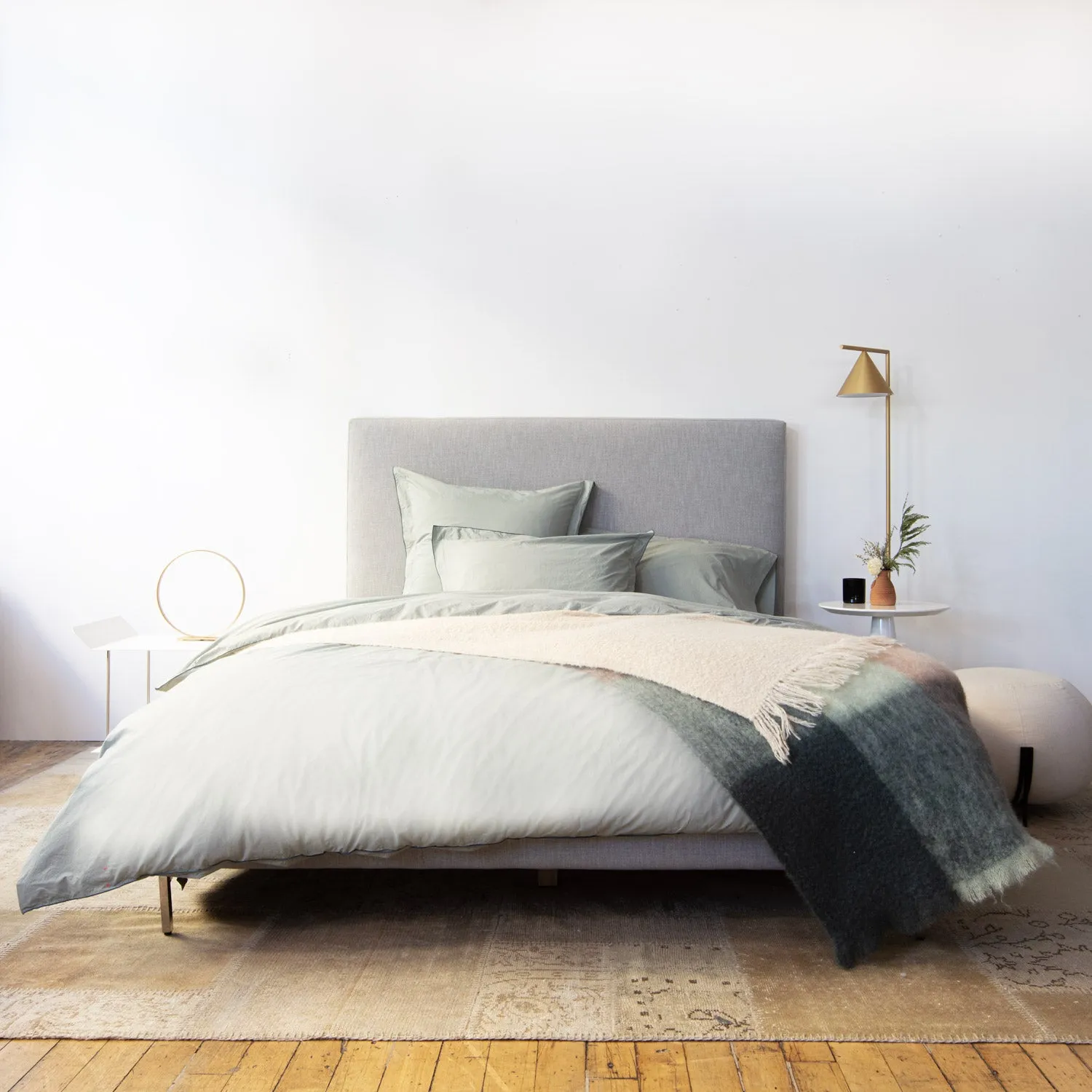 Aura Cotton Percale Duvet