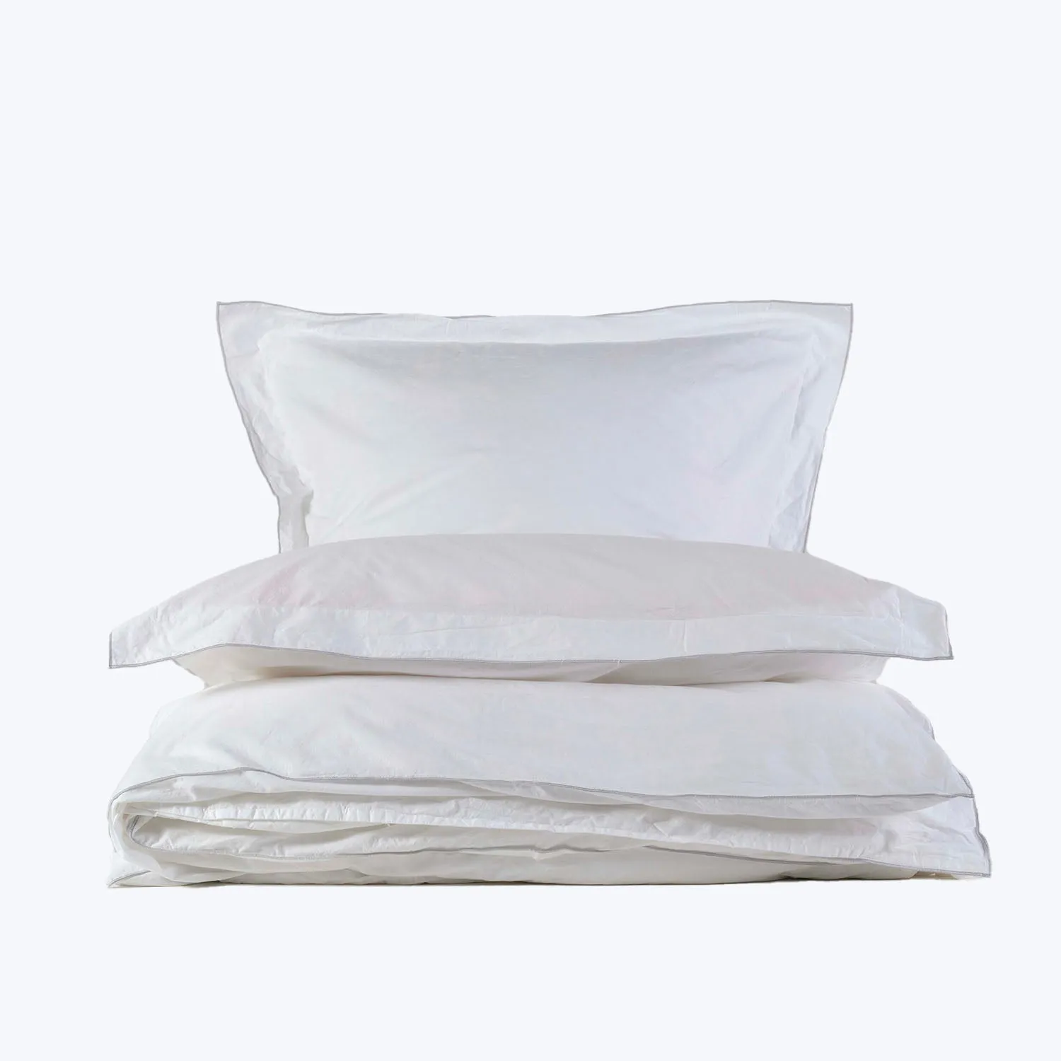 Aura Cotton Percale Duvet