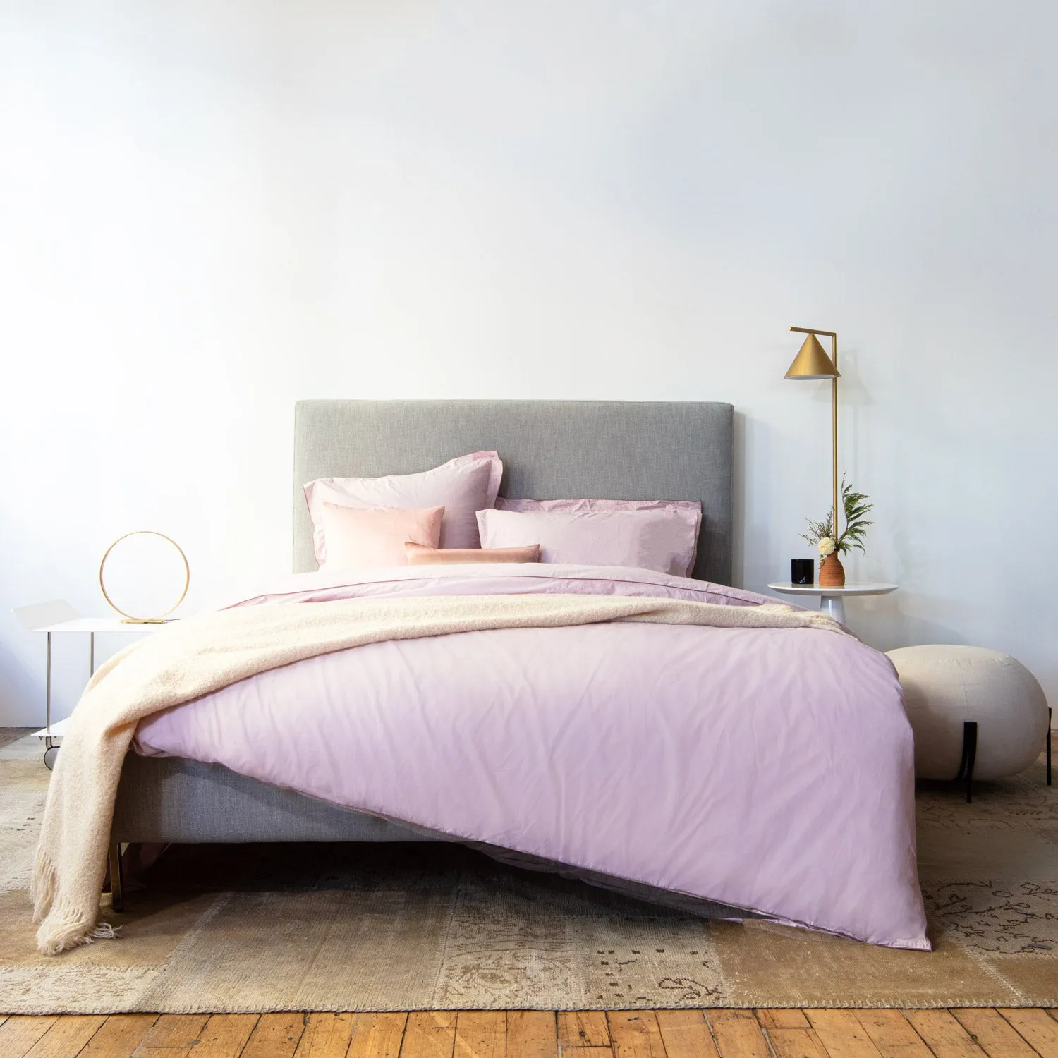 Aura Cotton Percale Duvet
