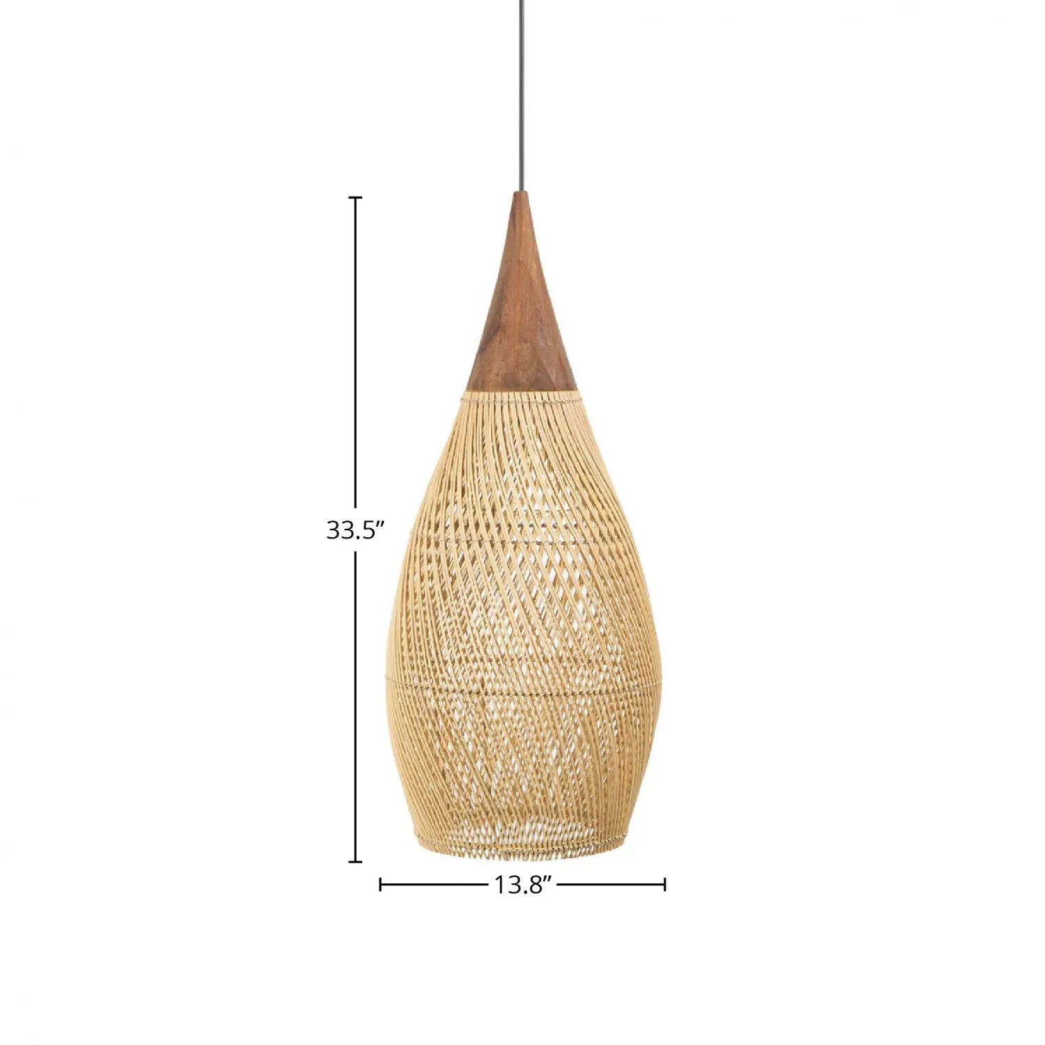 Bayan Horn Pendant Large - Natural