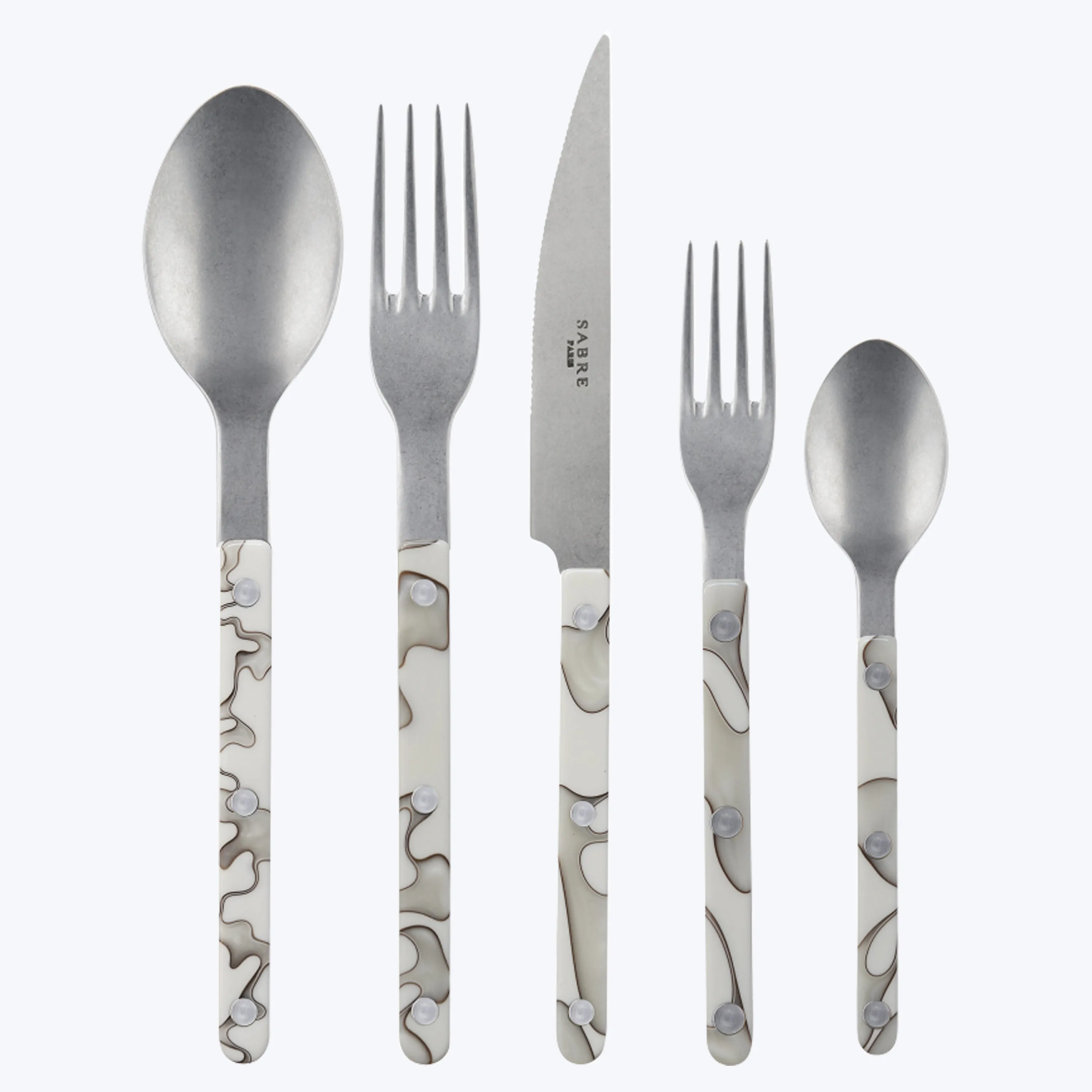 Bistrot Vintage Finish 5-Piece Flatware