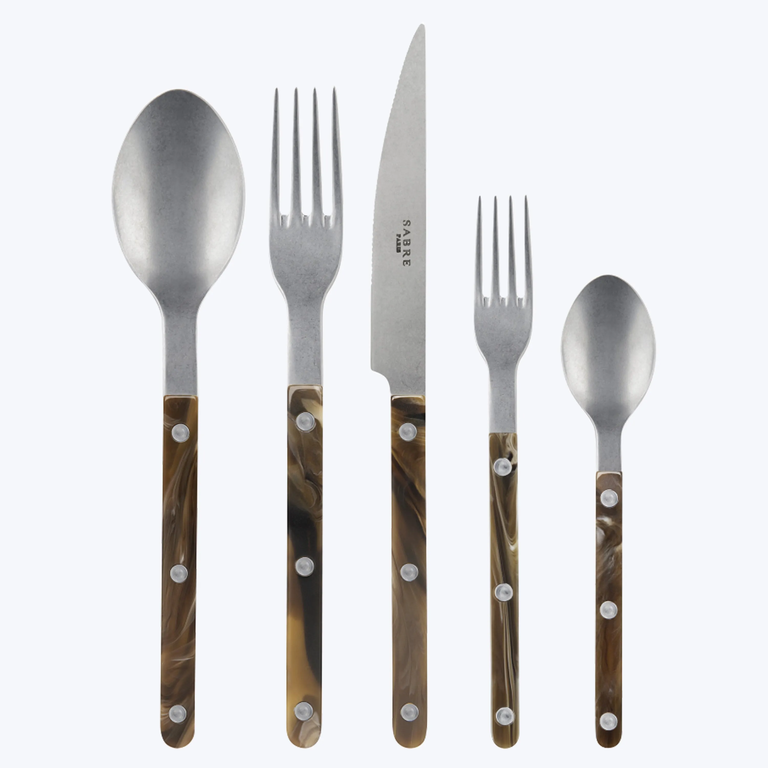 Bistrot Vintage Finish 5-Piece Flatware