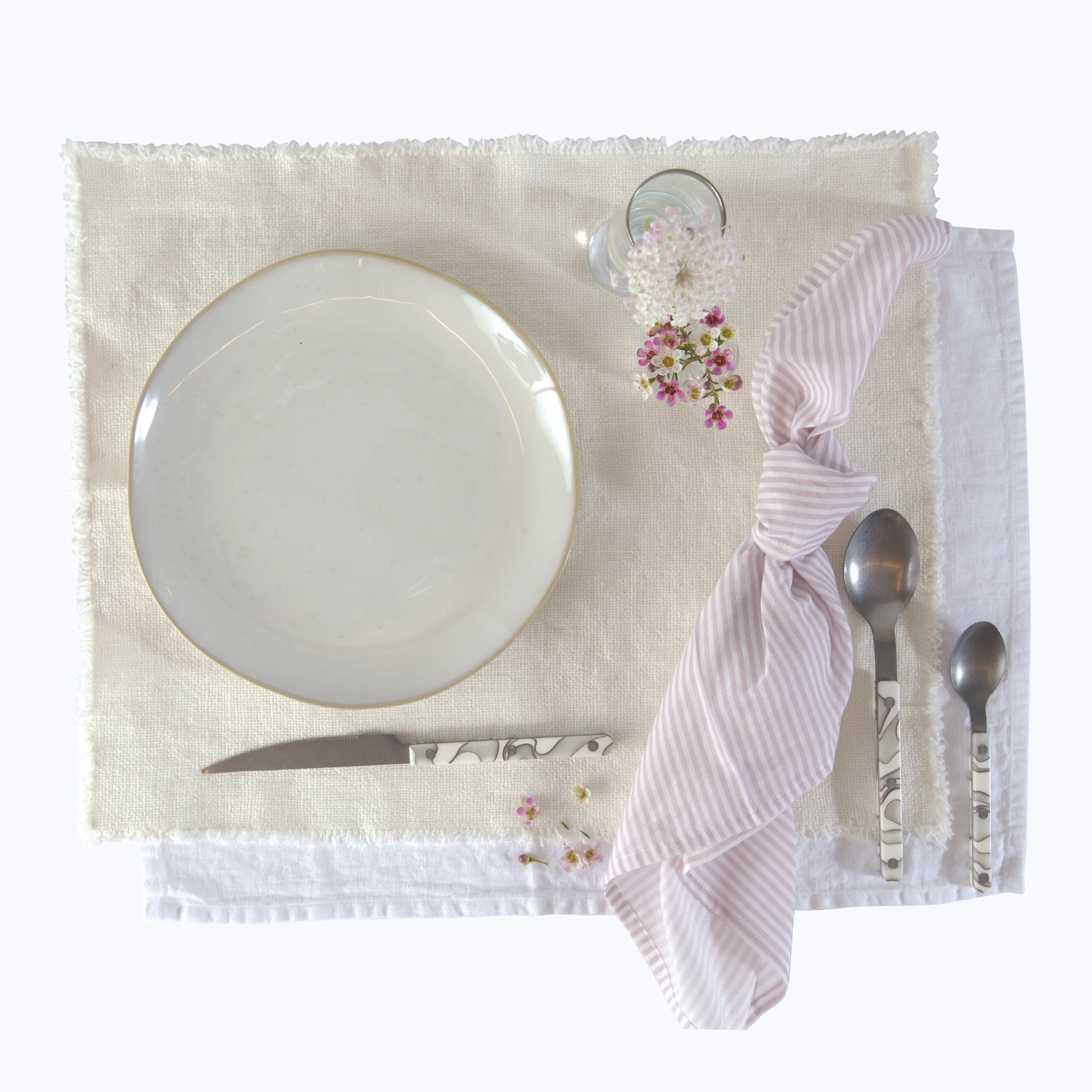 Blossom Stripe Voile Napkin