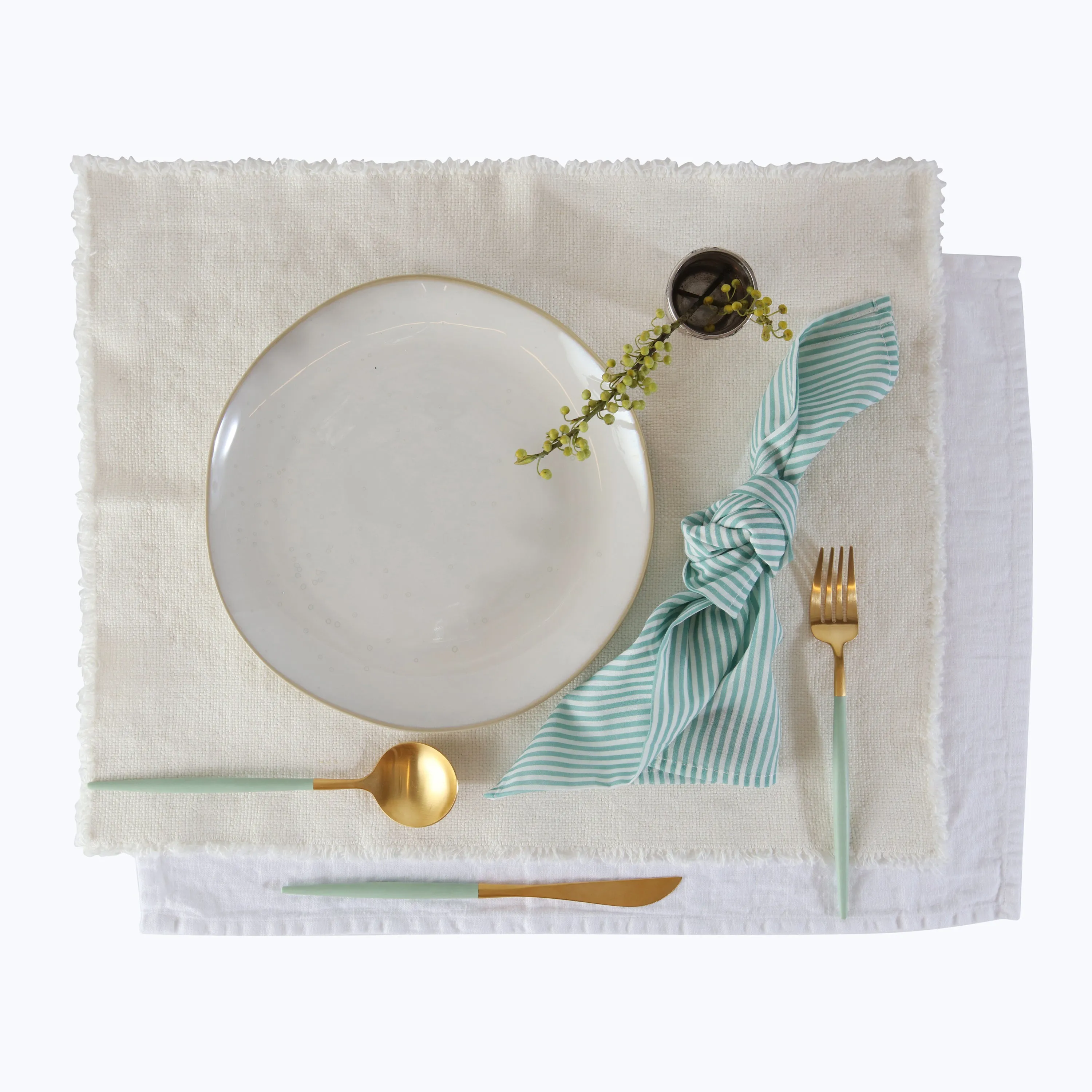 Blossom Stripe Voile Napkin