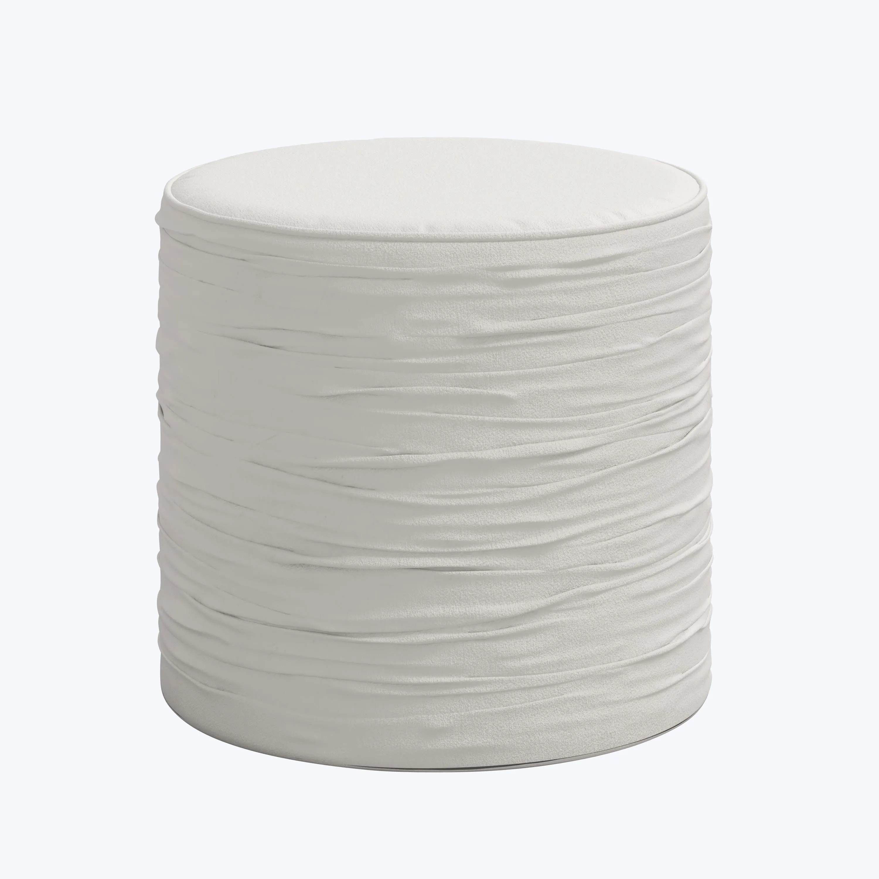 Cindy Ruched Ottoman