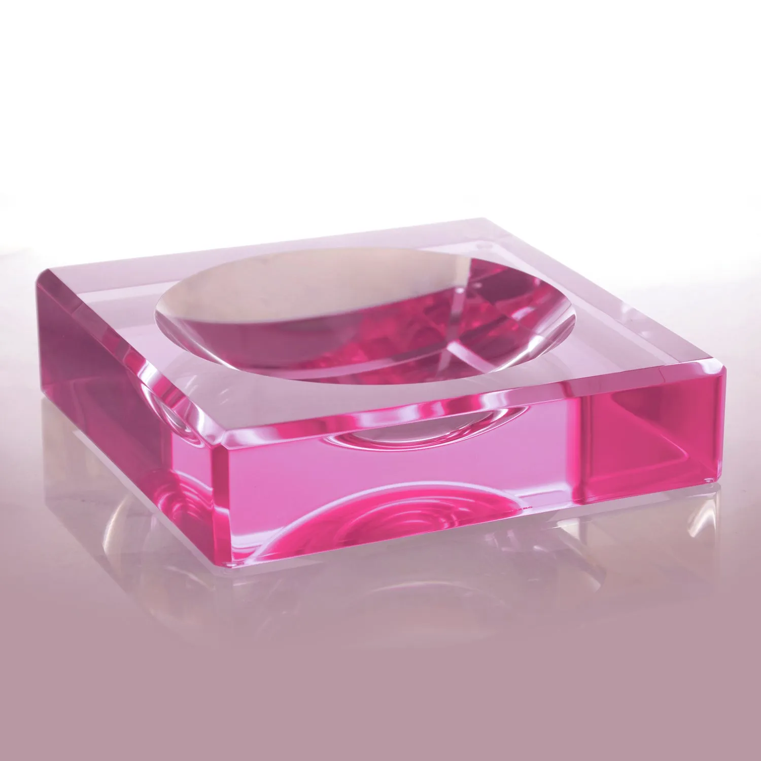 Clear Rose Candy Bowl