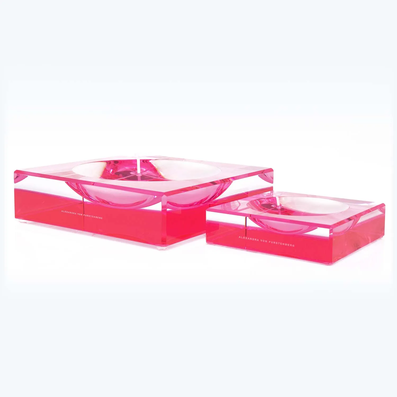 Clear Rose Candy Bowl