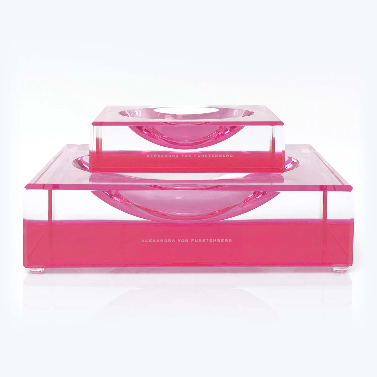 Clear Rose Candy Bowl