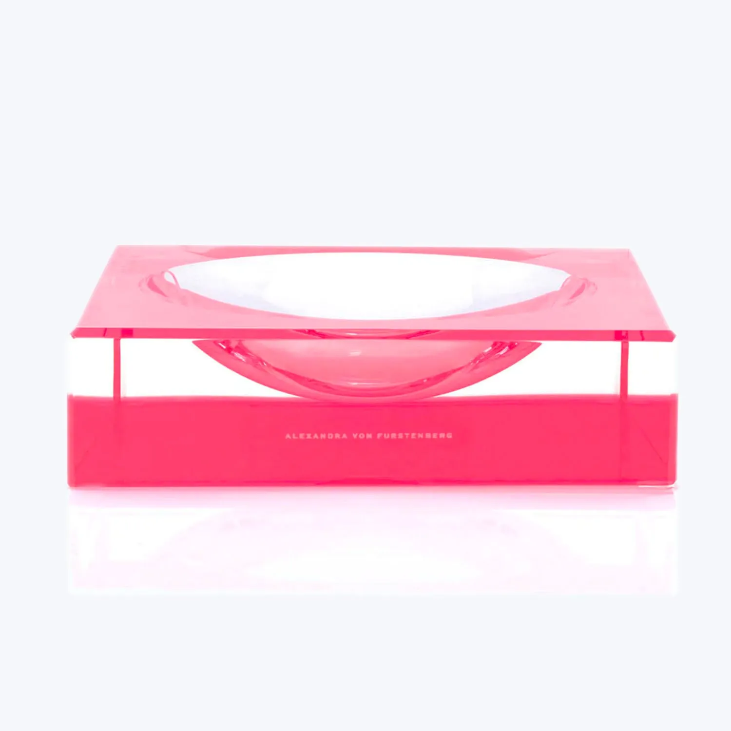 Clear Rose Candy Bowl