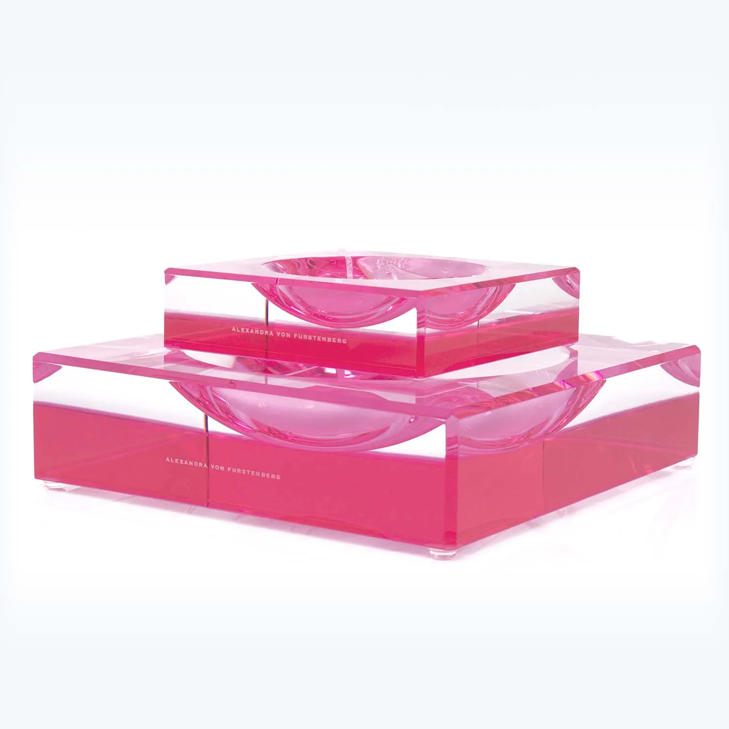 Clear Rose Candy Bowl