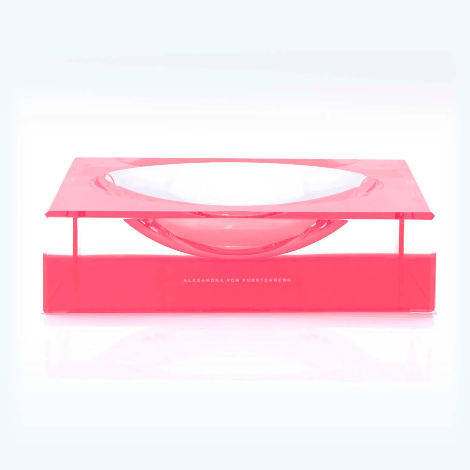 Clear Rose Candy Bowl