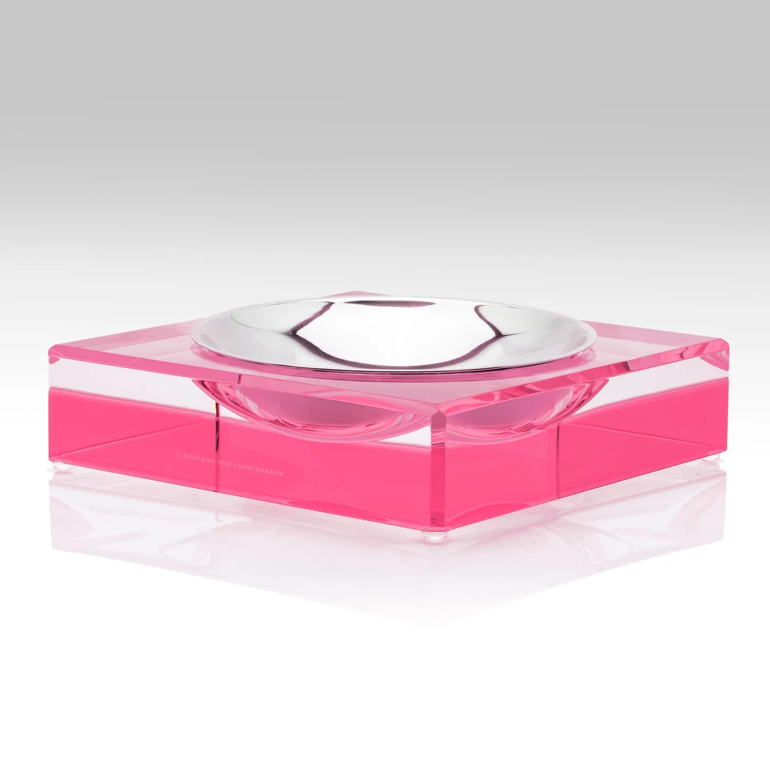 Clear Rose Candy Bowl