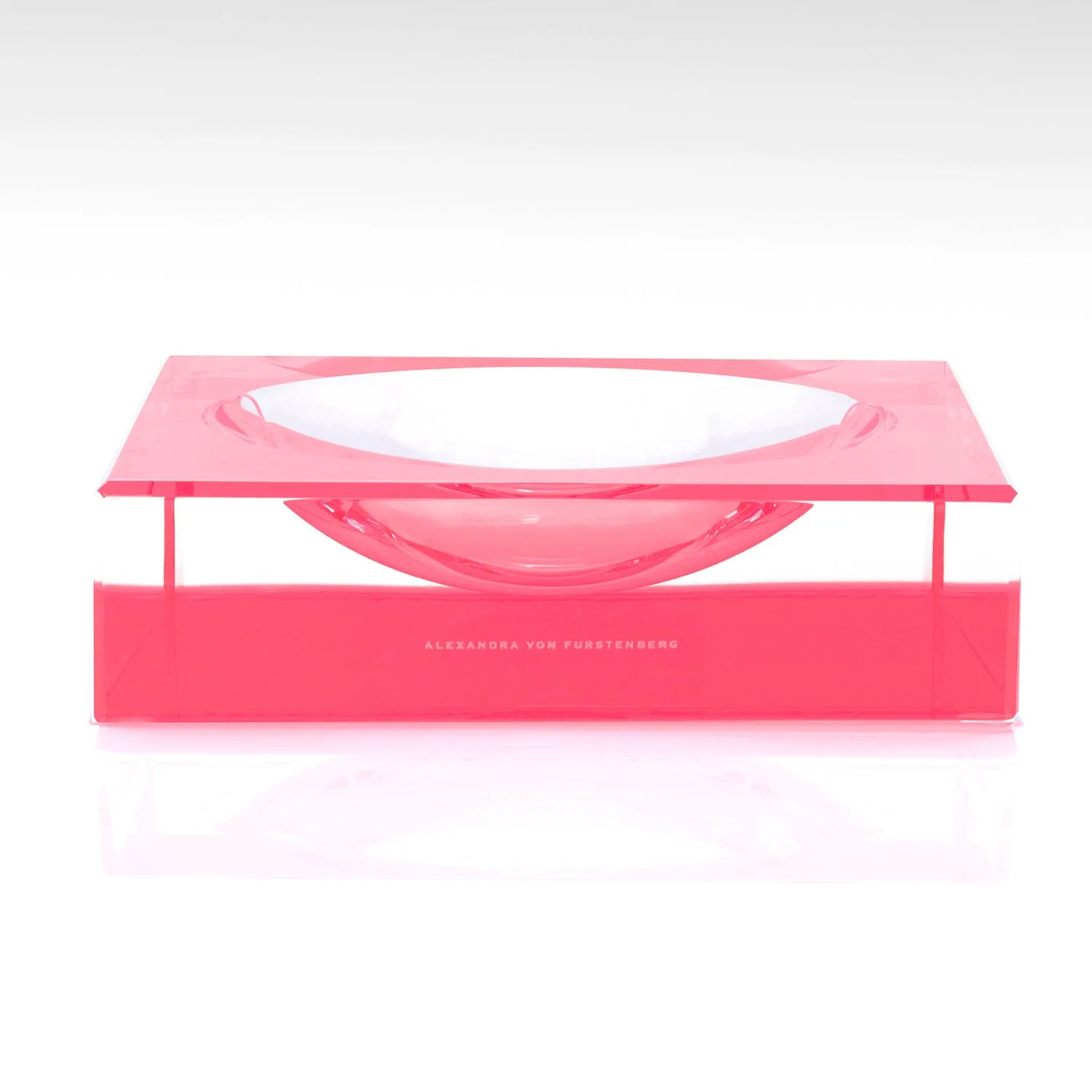 Clear Rose Candy Bowl