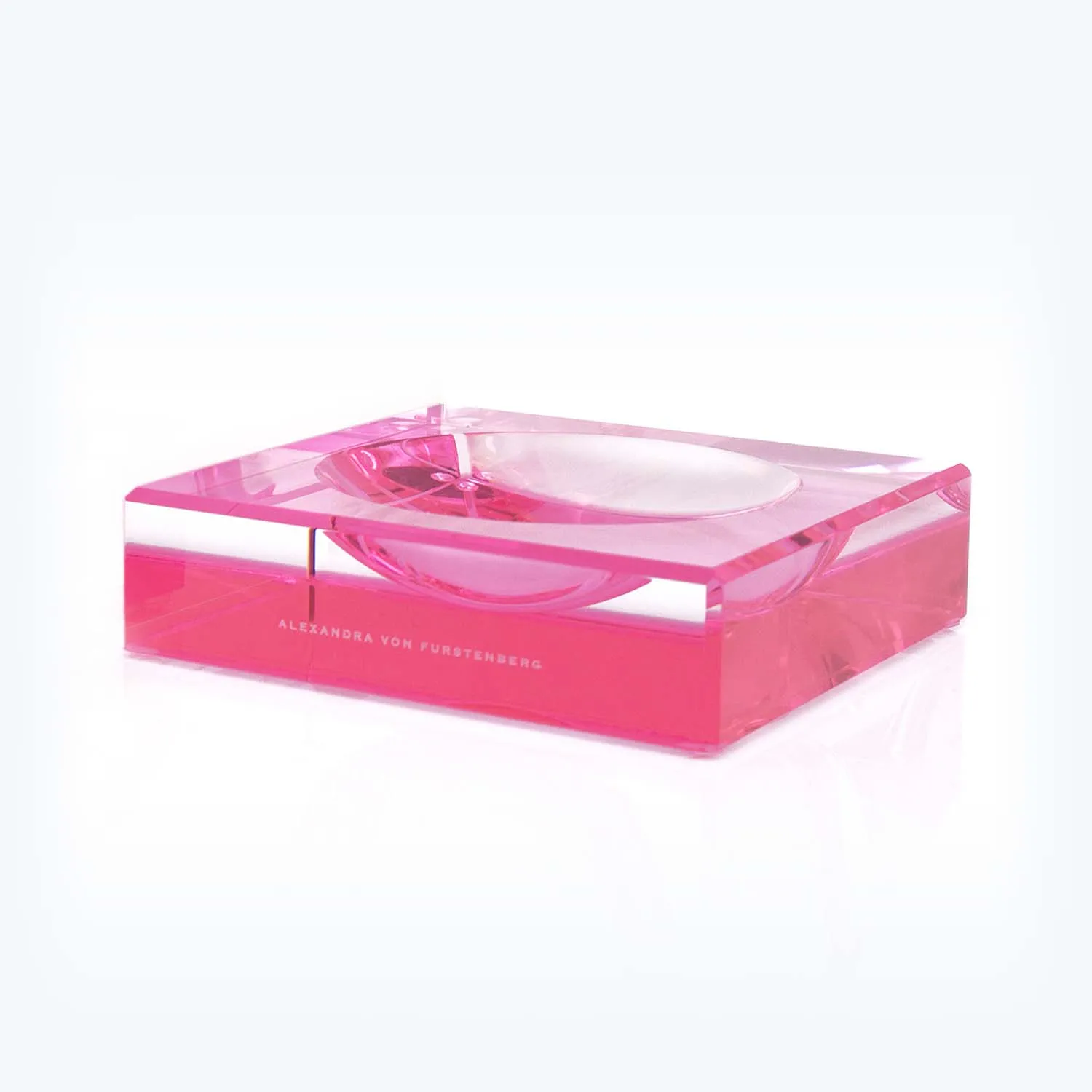 Clear Rose Candy Bowl