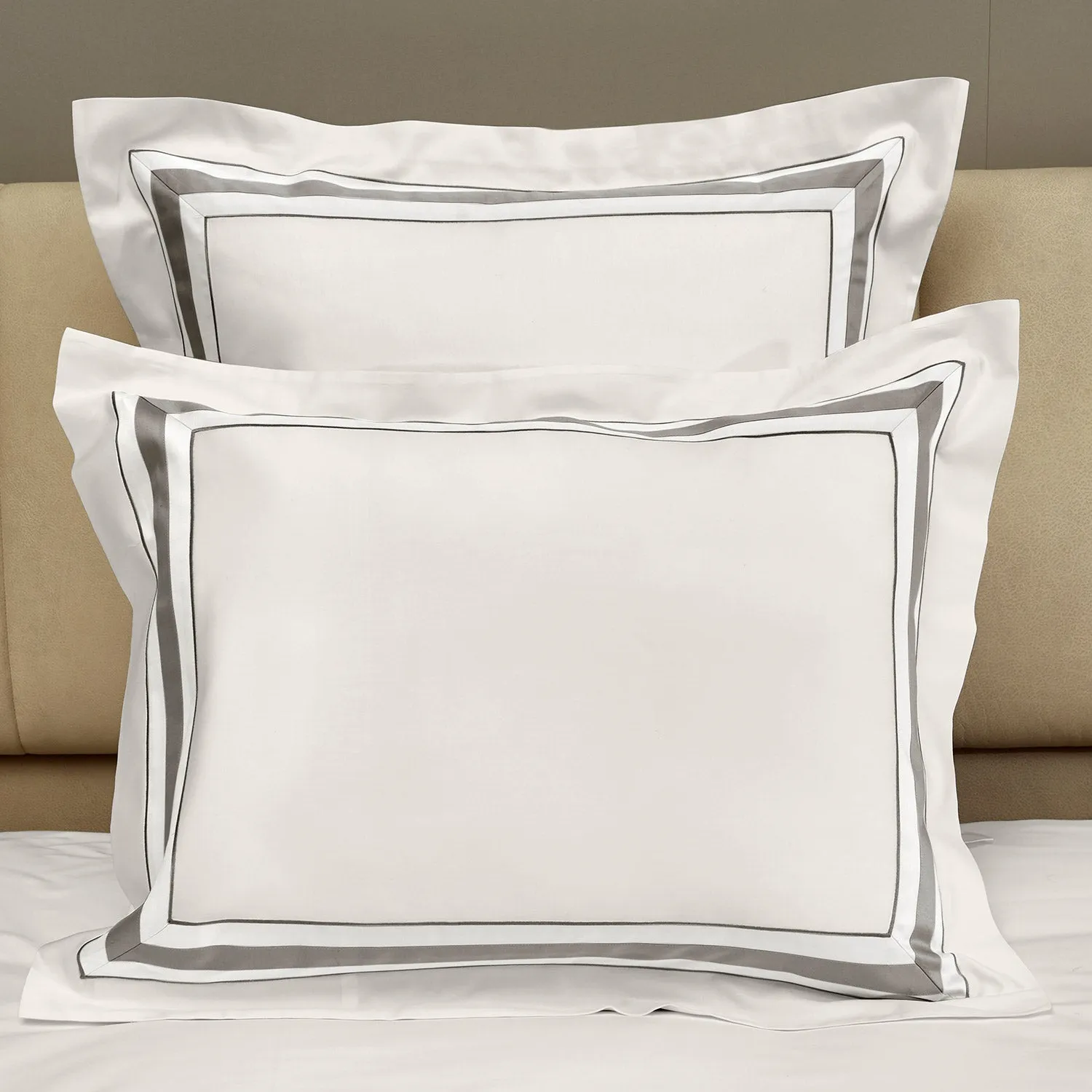 Dimora Duvet & Shams, Pearl/Lead Grey