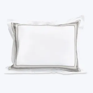 Dimora Duvet & Shams, White/Silver Moon
