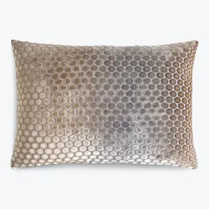 Dots Velvet Pillow, Coyote