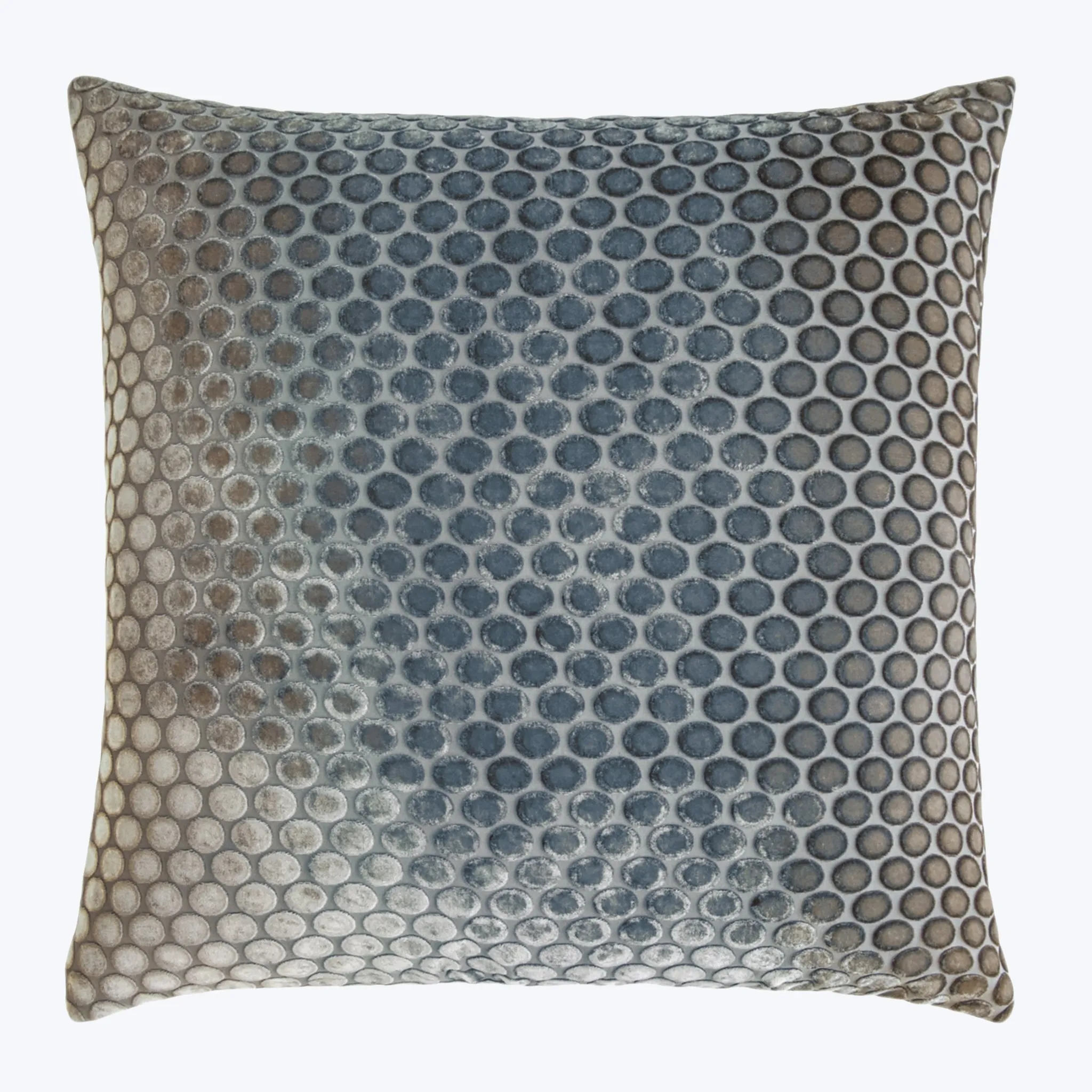 Dots Velvet Pillow, Gunmetal