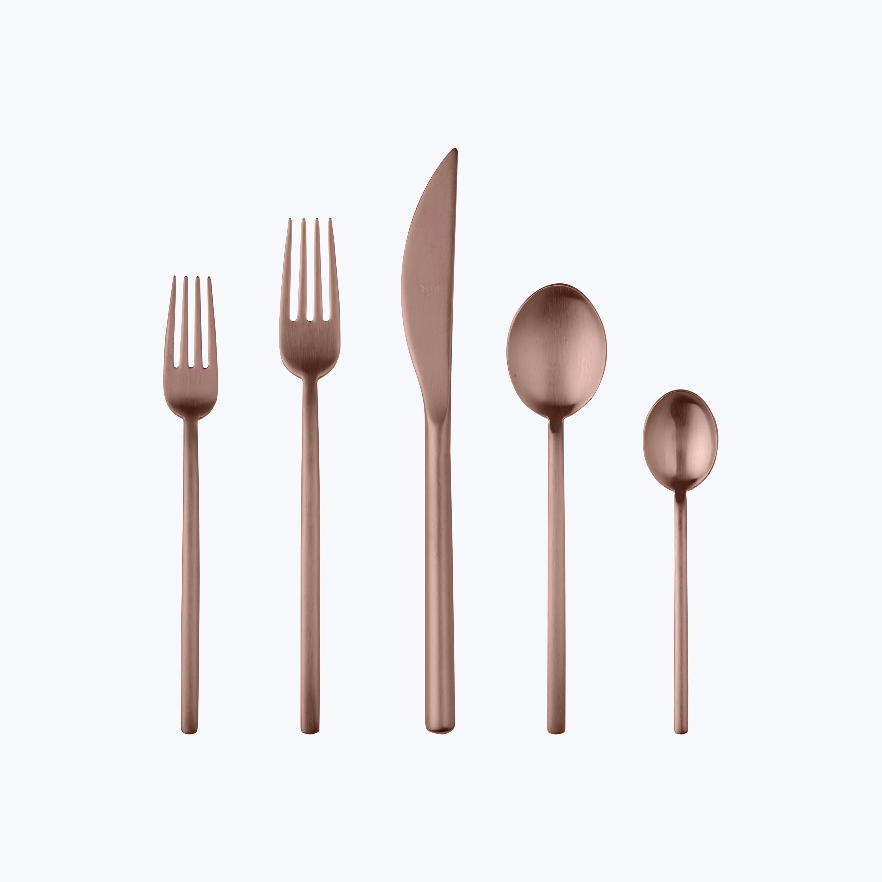 Due Flatware, Ice Finish