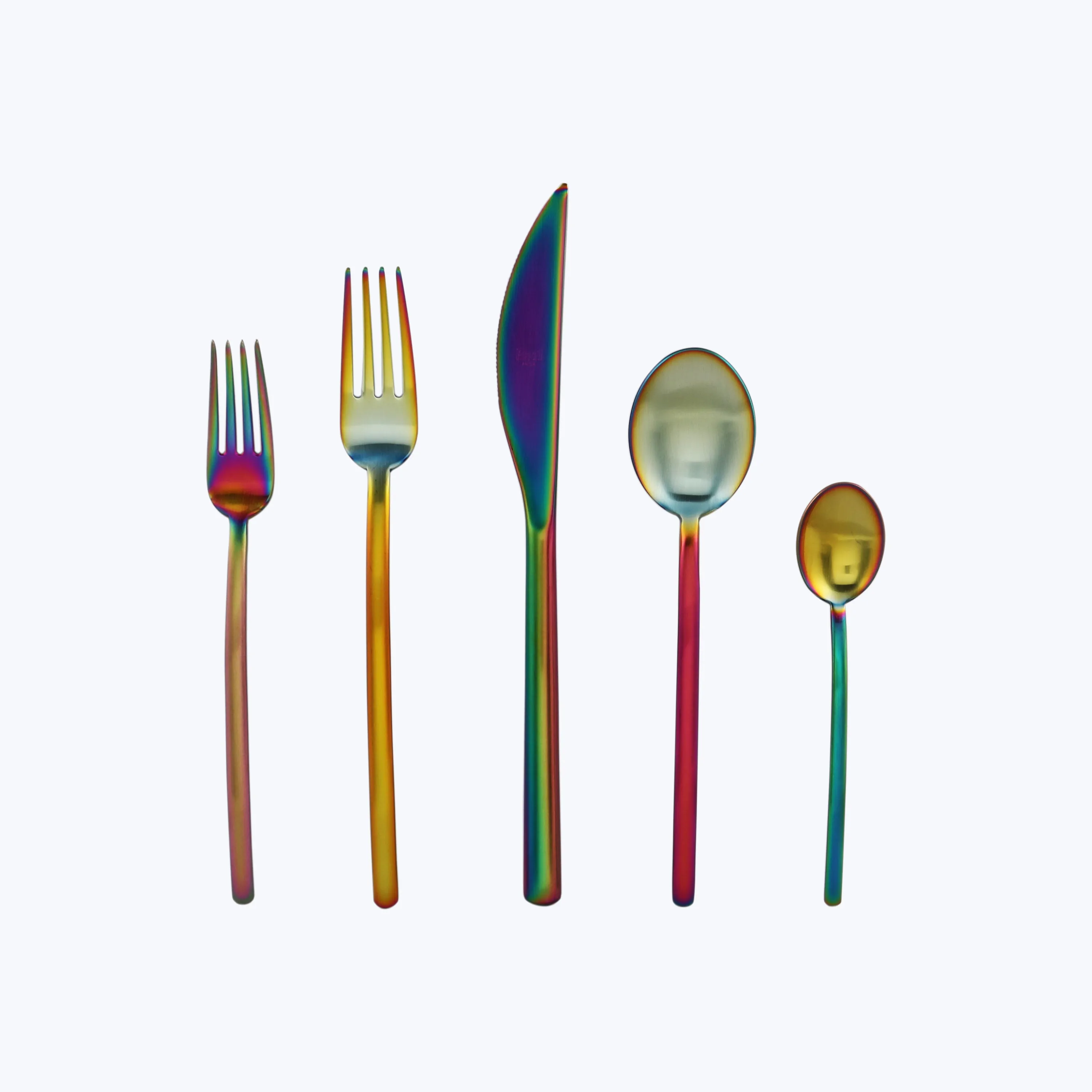 Due Flatware, Ice Finish