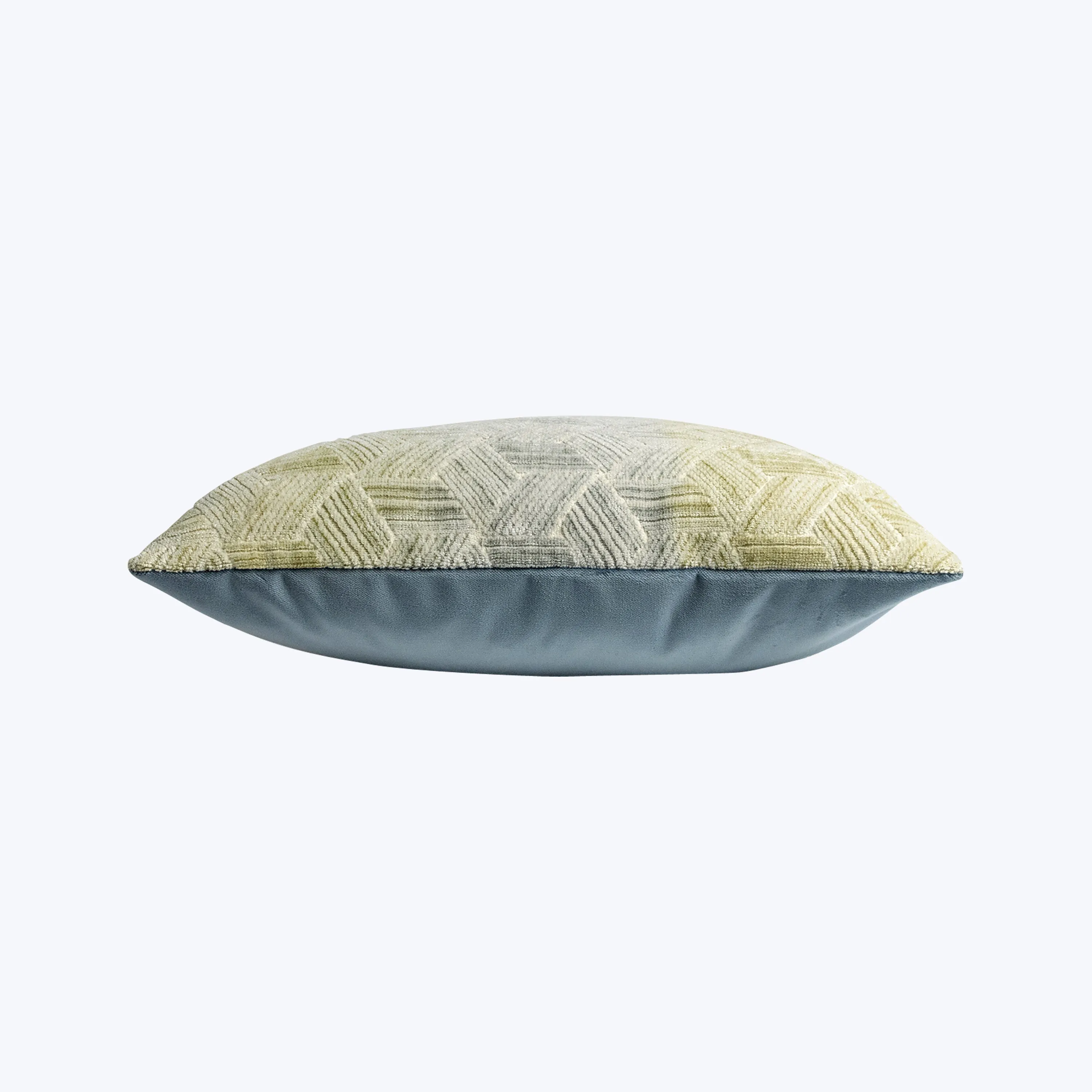 Entwined Woven Jacquard Lumbar Pillow Cactus