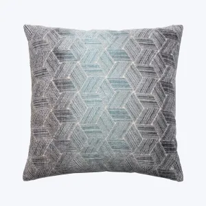 Entwined Woven Jacquard Pillow Storm