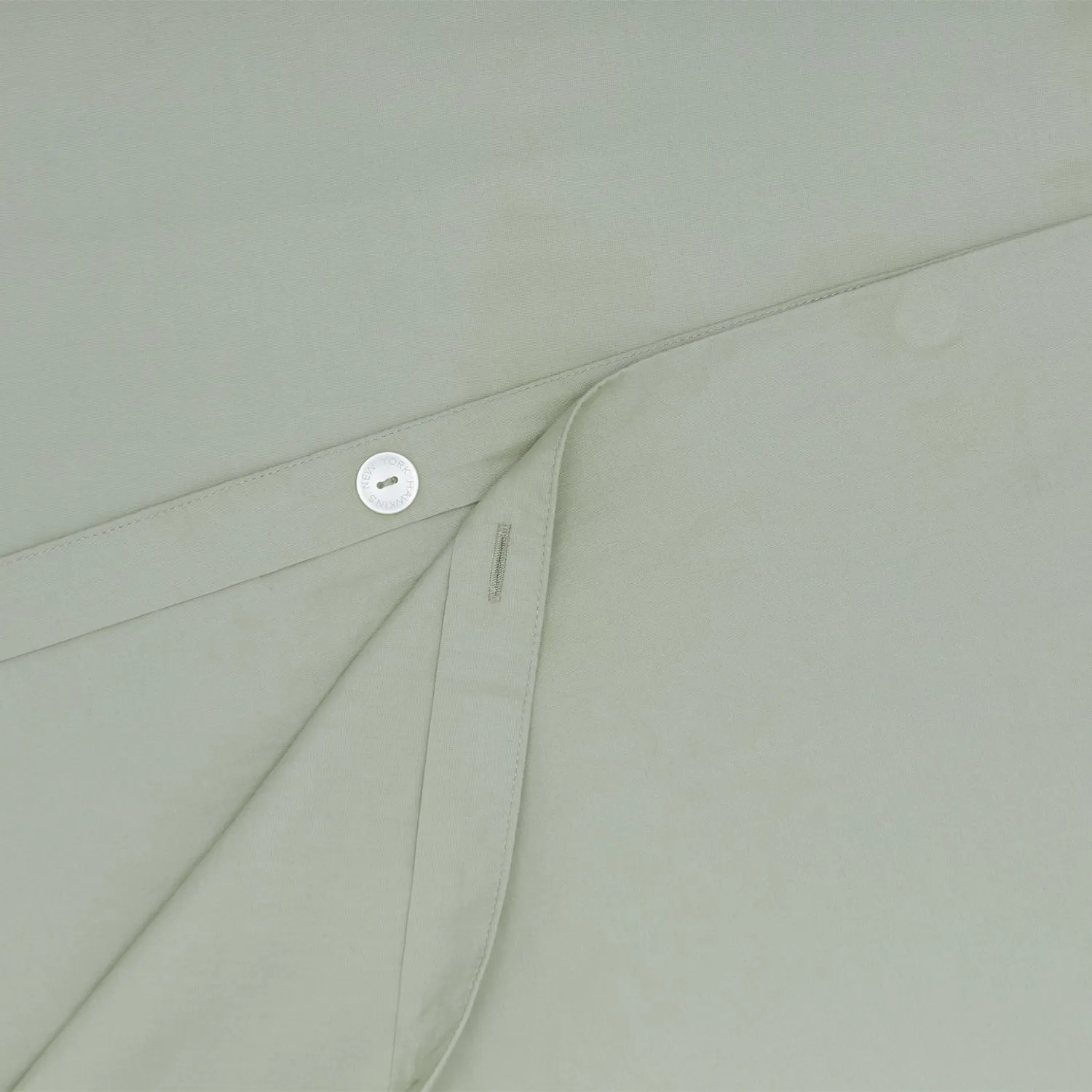 Essential Percale Duvet Cover Sage