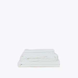 Essential Percale Sheet Set White