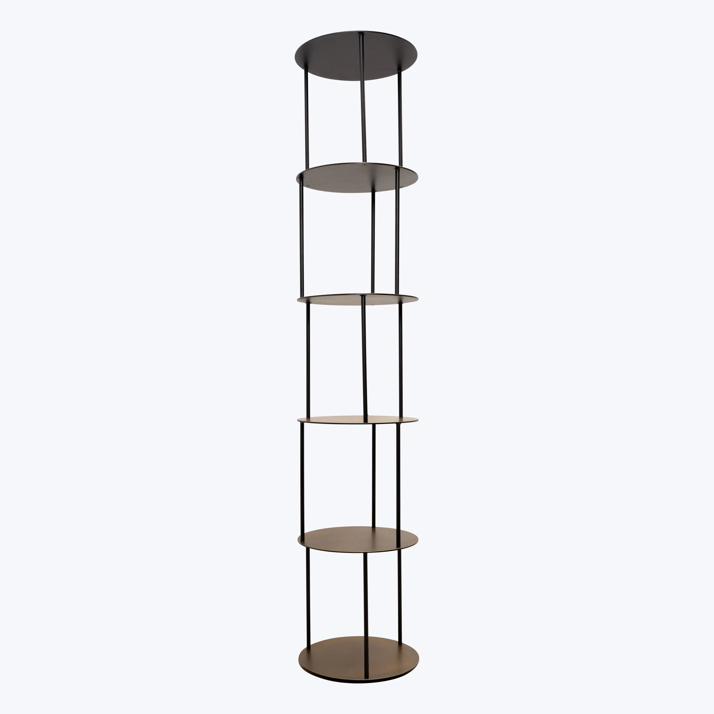 Flatiron Brass Shelving
