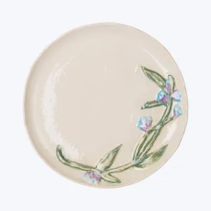 Flowery Dessert Plate, Forget-Me-Not