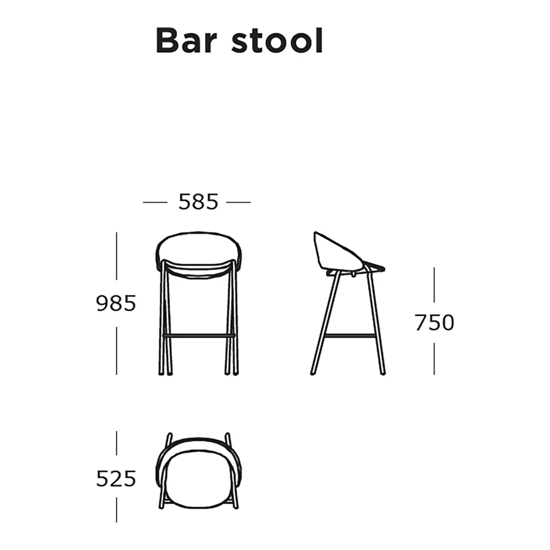 Folium Bar Stool
