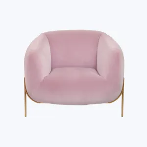 Geo Velvet Armchair