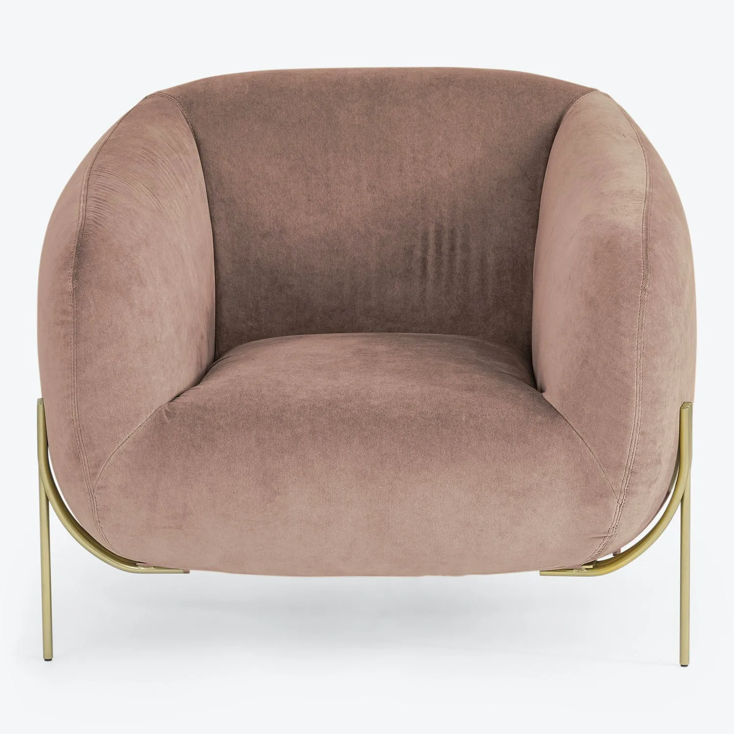 Geo Velvet Armchair
