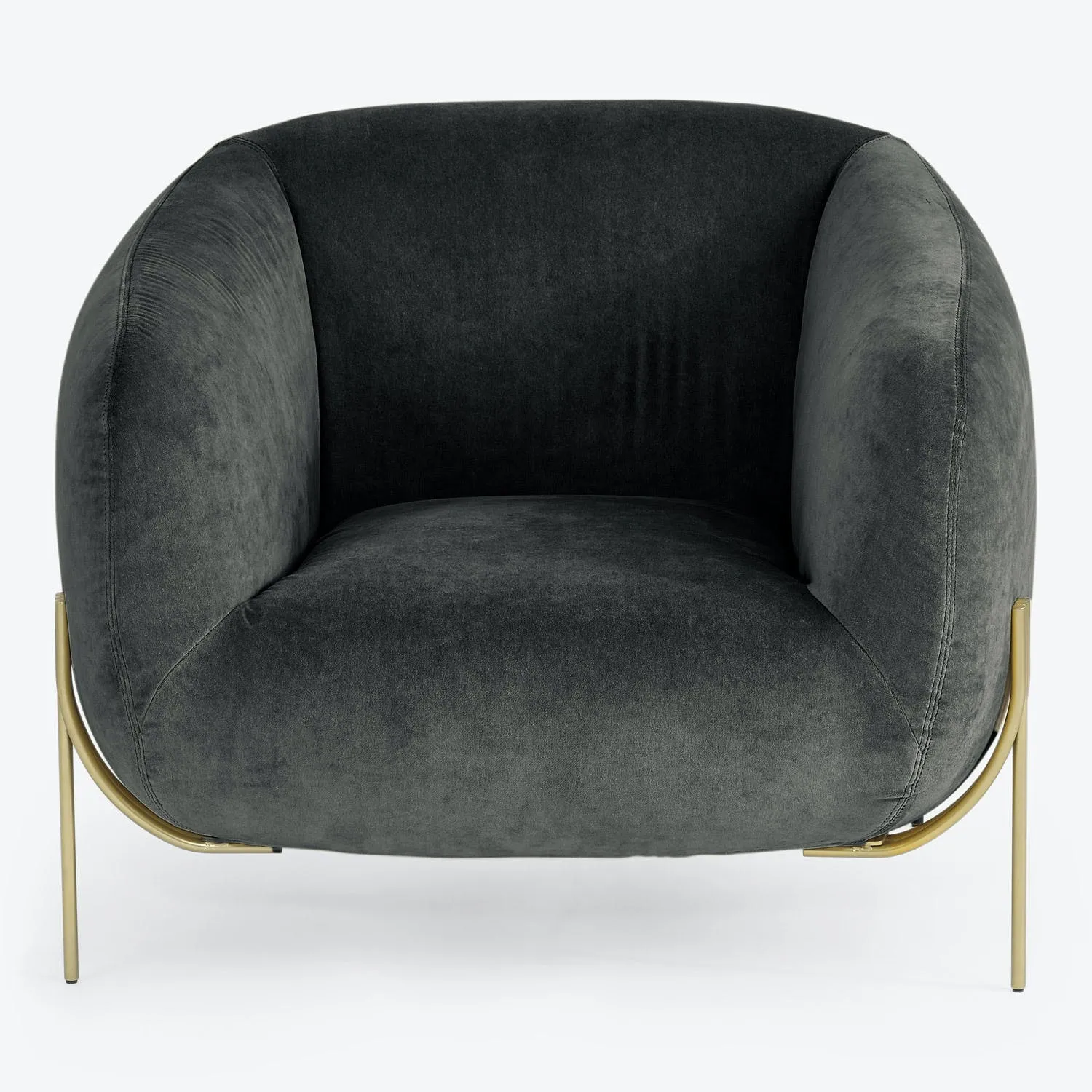 Geo Velvet Armchair