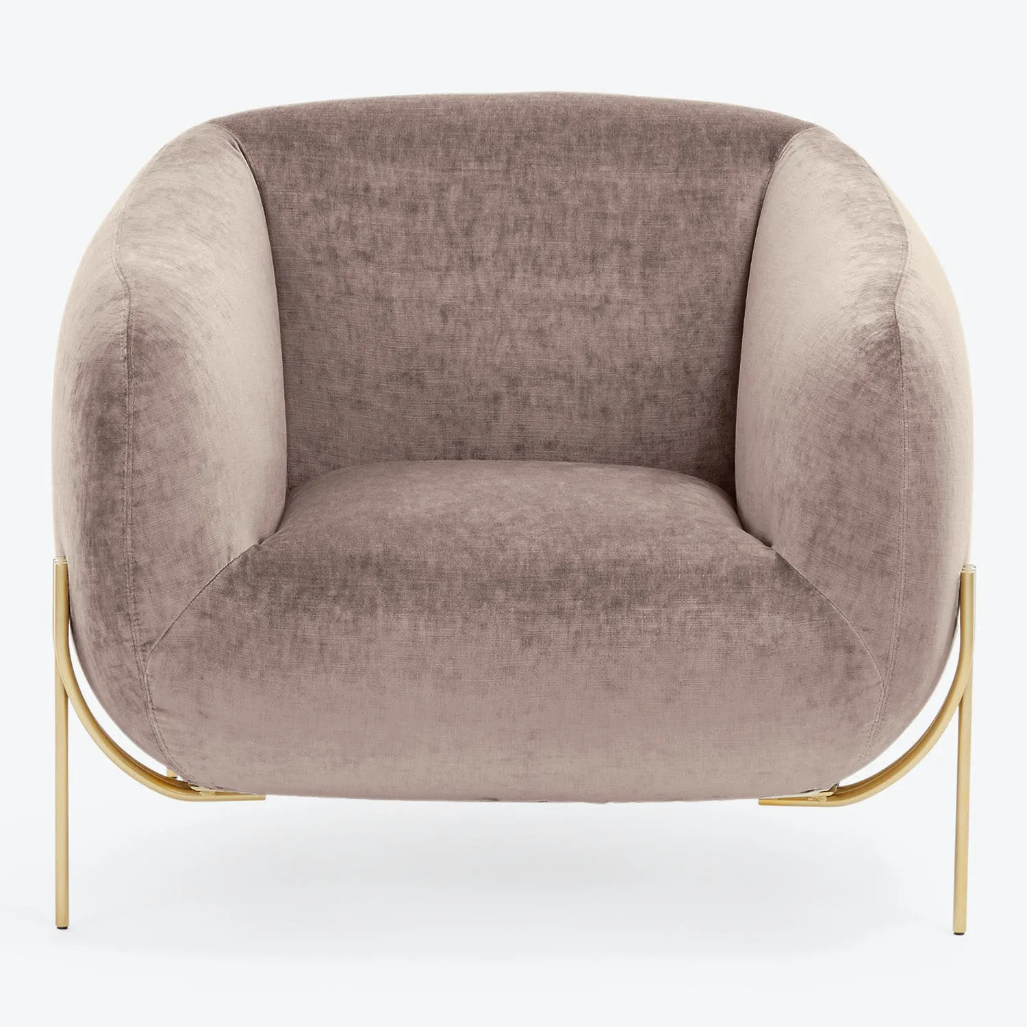 Geo Velvet Armchair