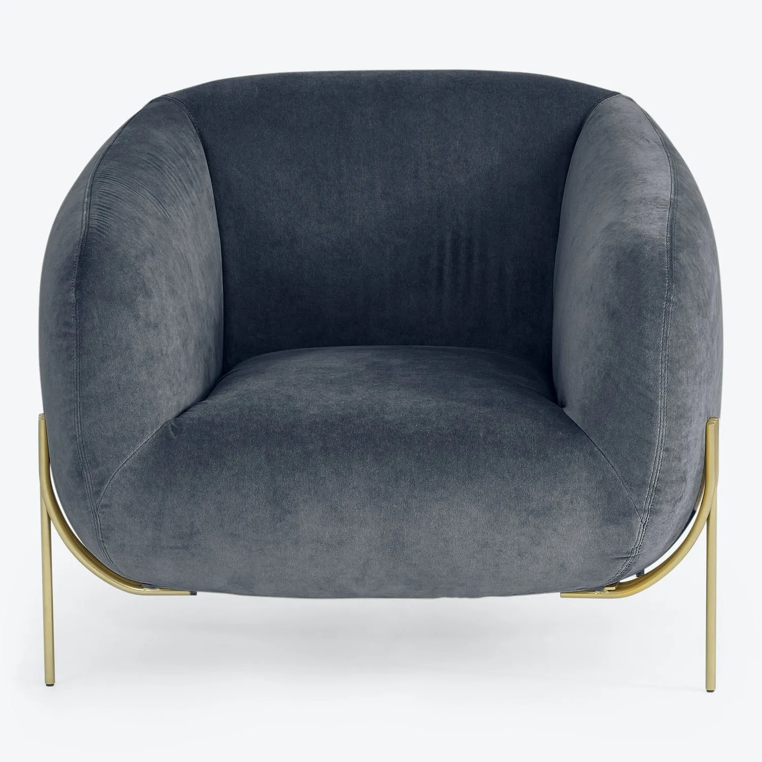 Geo Velvet Armchair