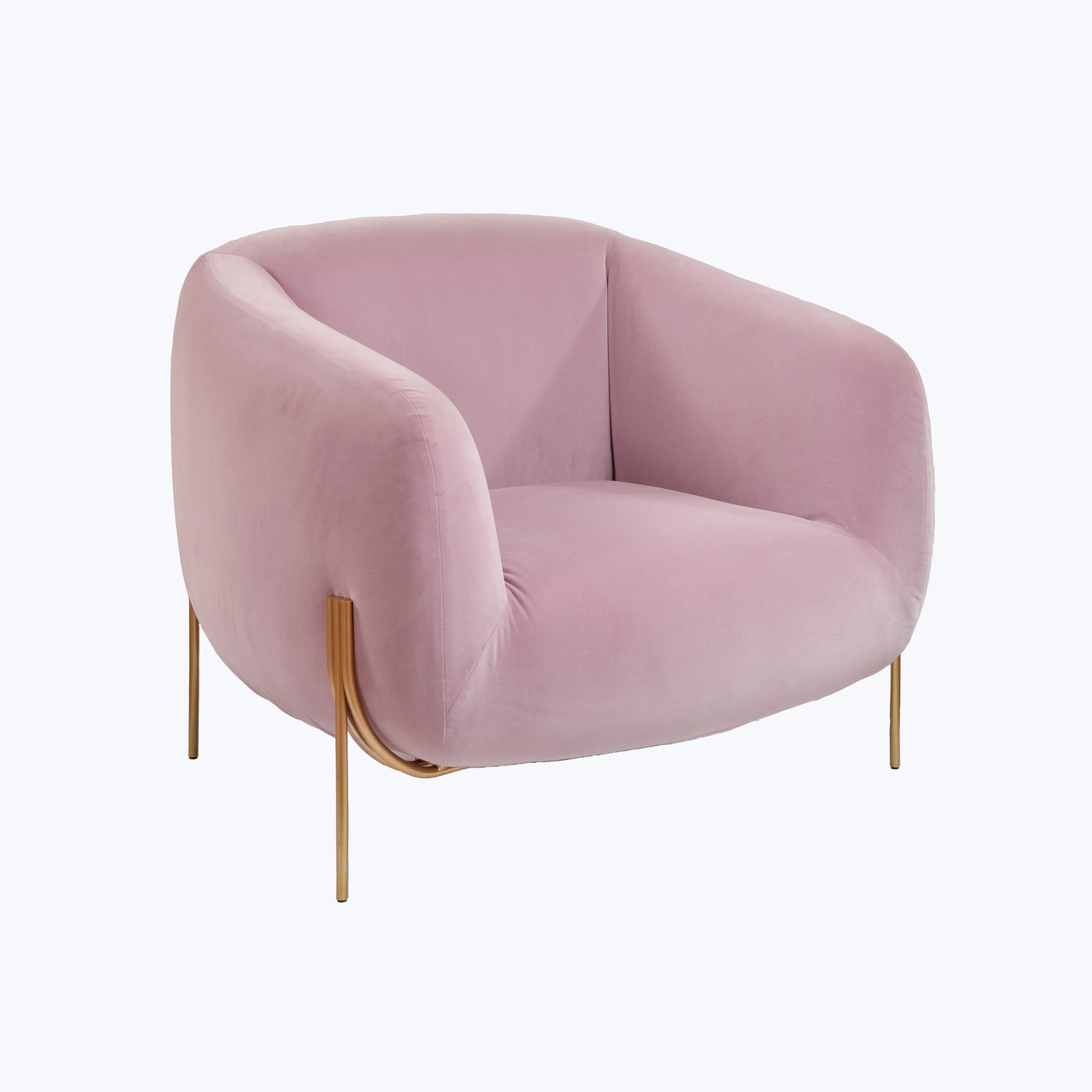 Geo Velvet Armchair
