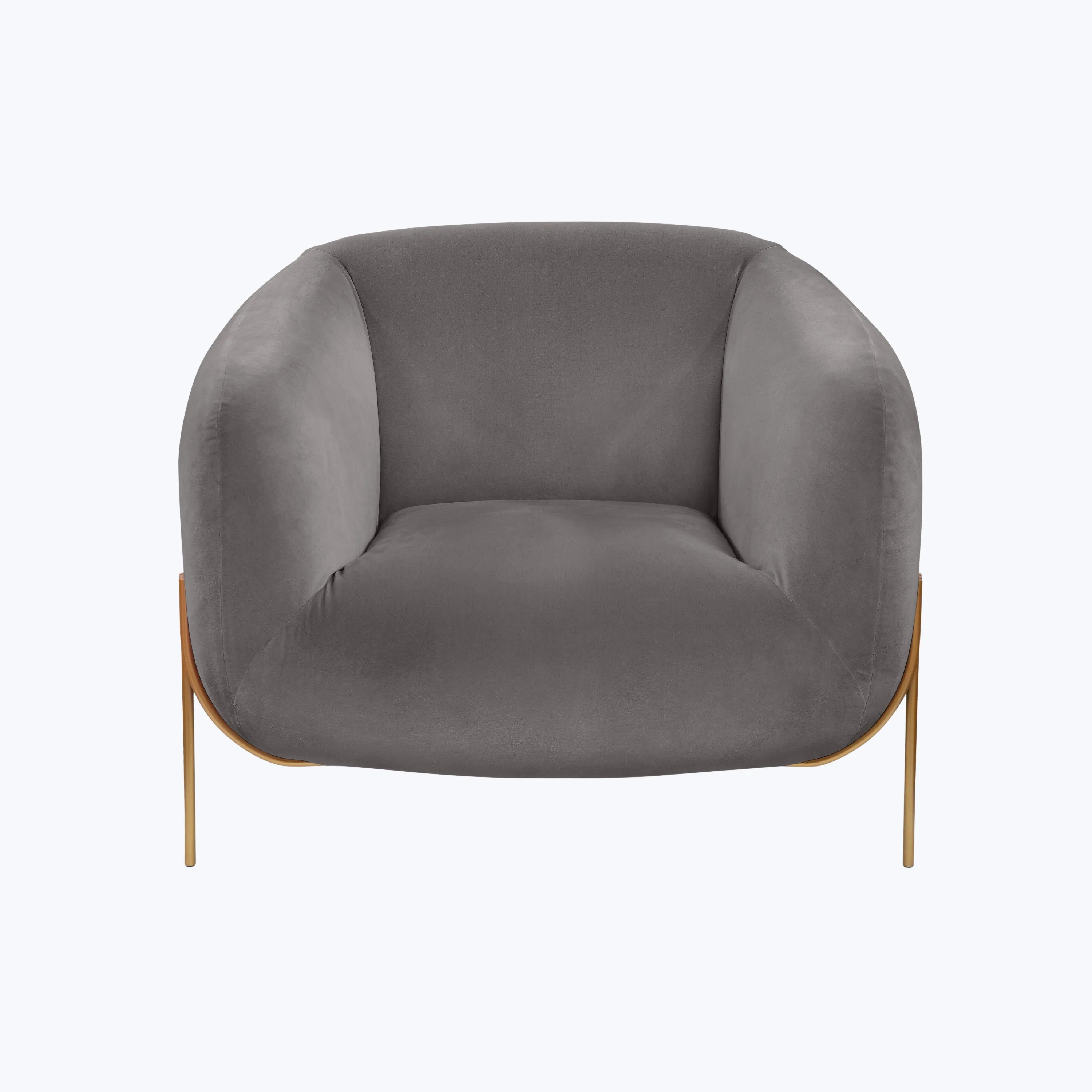 Geo Velvet Armchair