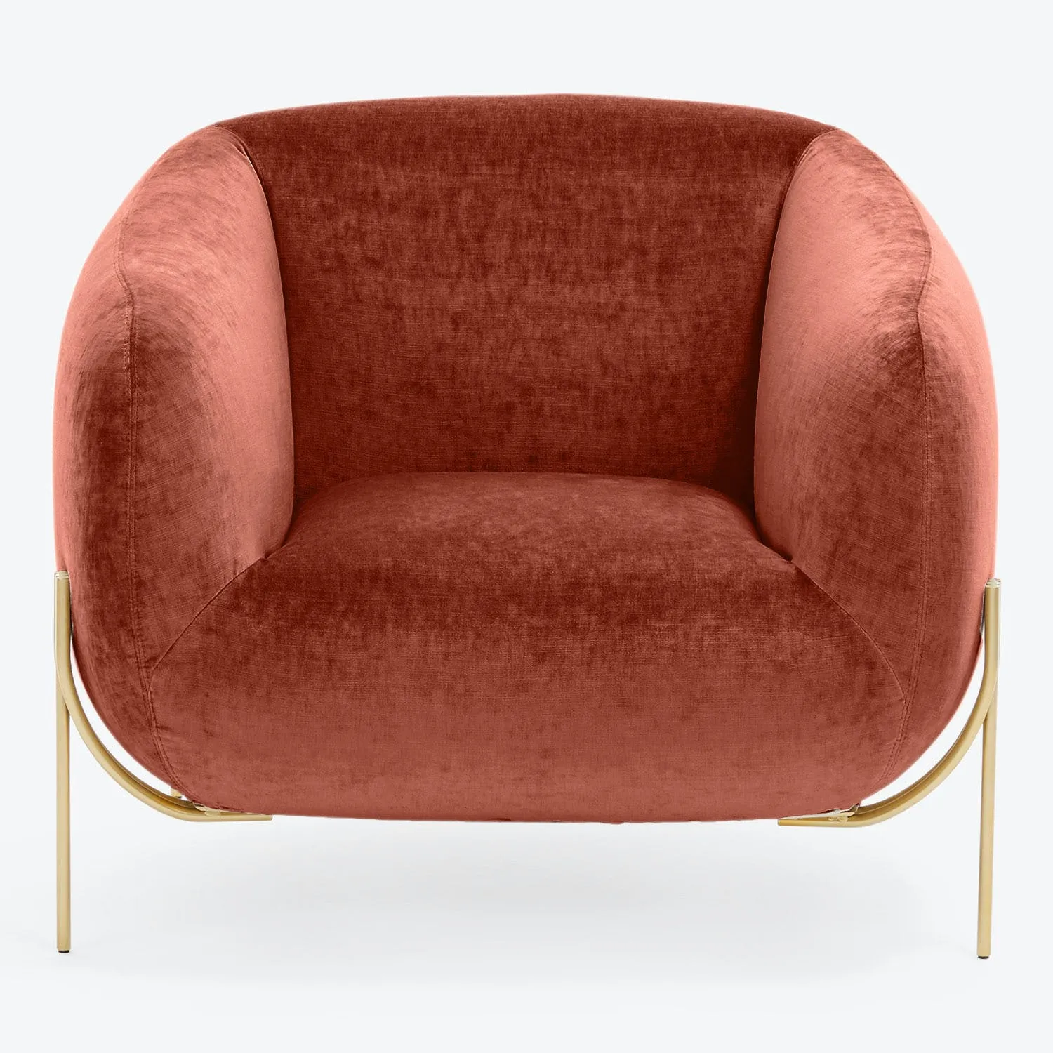 Geo Velvet Armchair