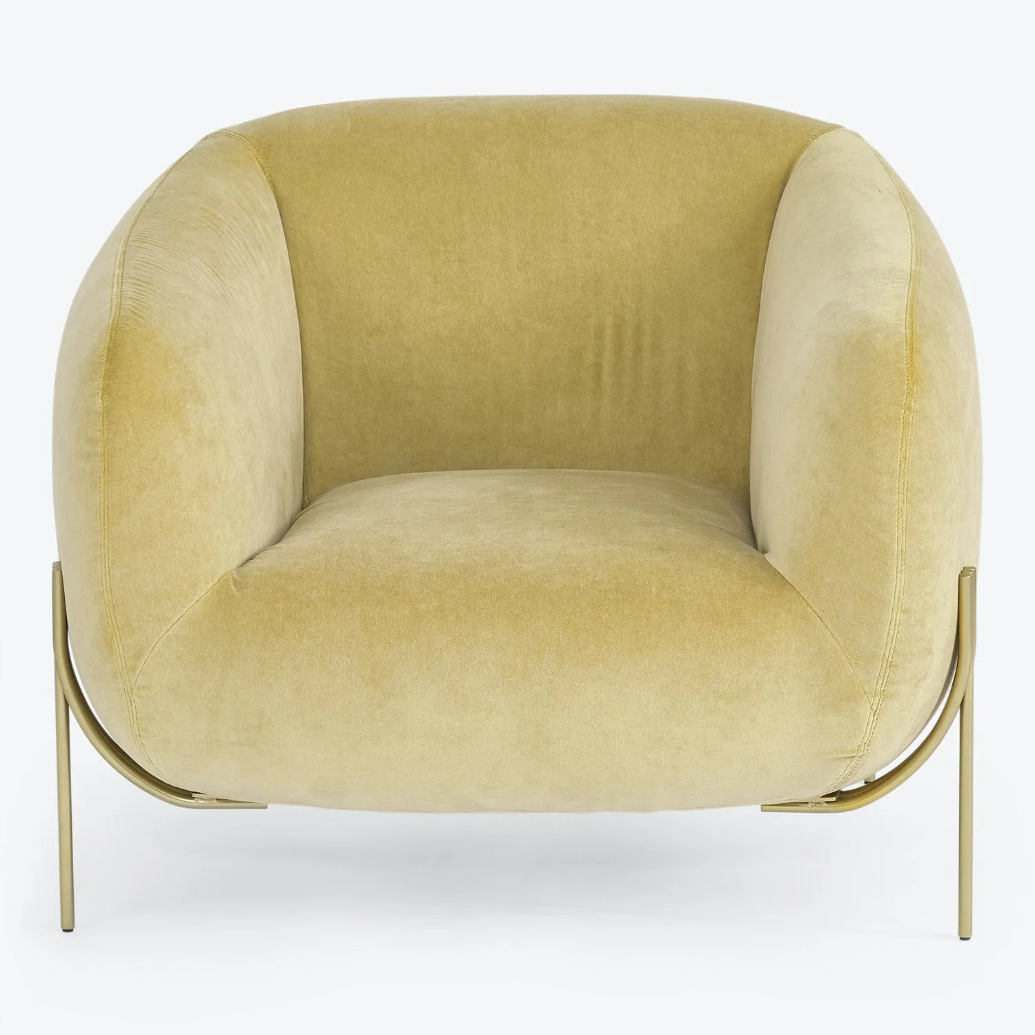 Geo Velvet Armchair