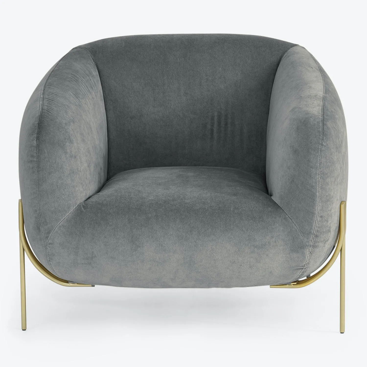 Geo Velvet Armchair