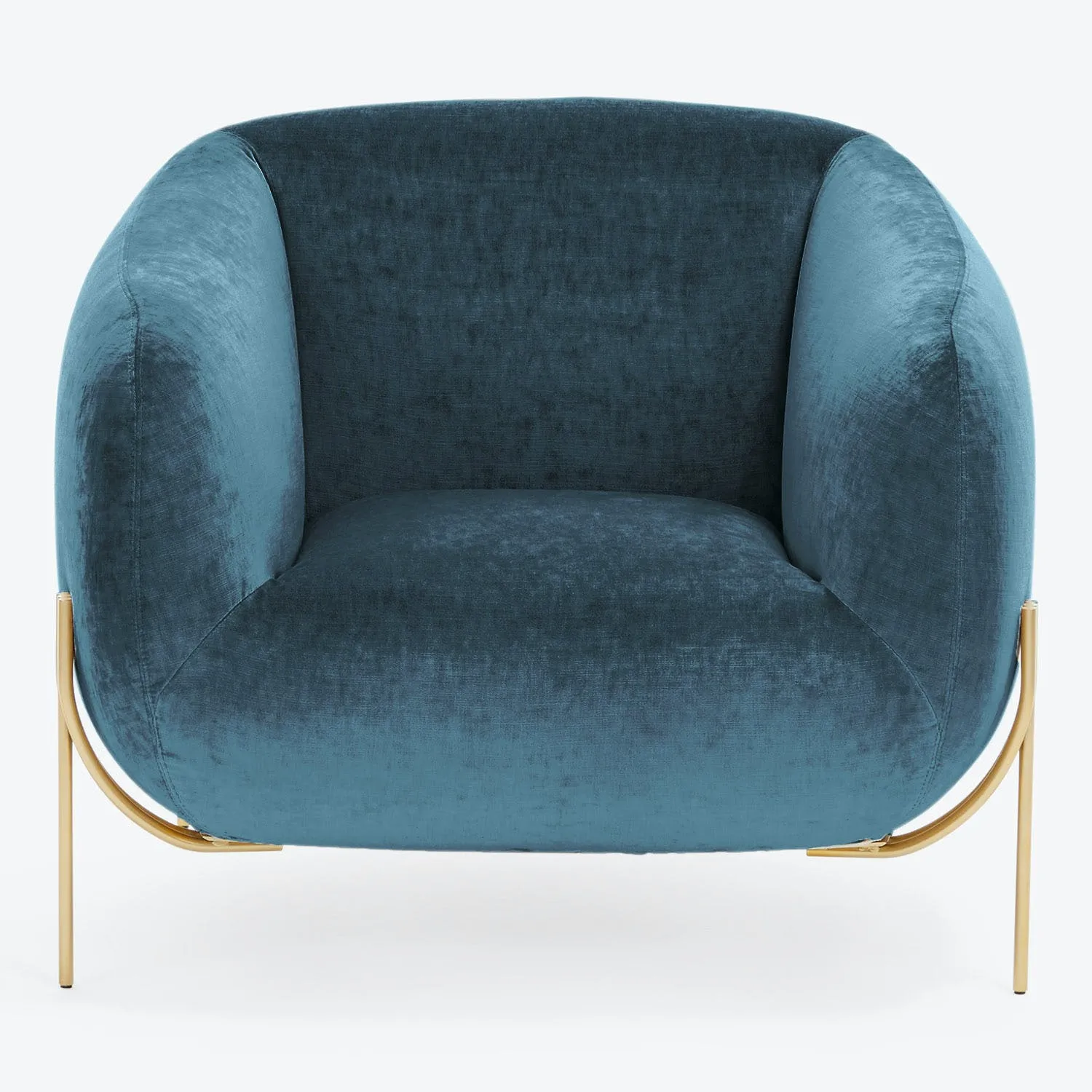 Geo Velvet Armchair