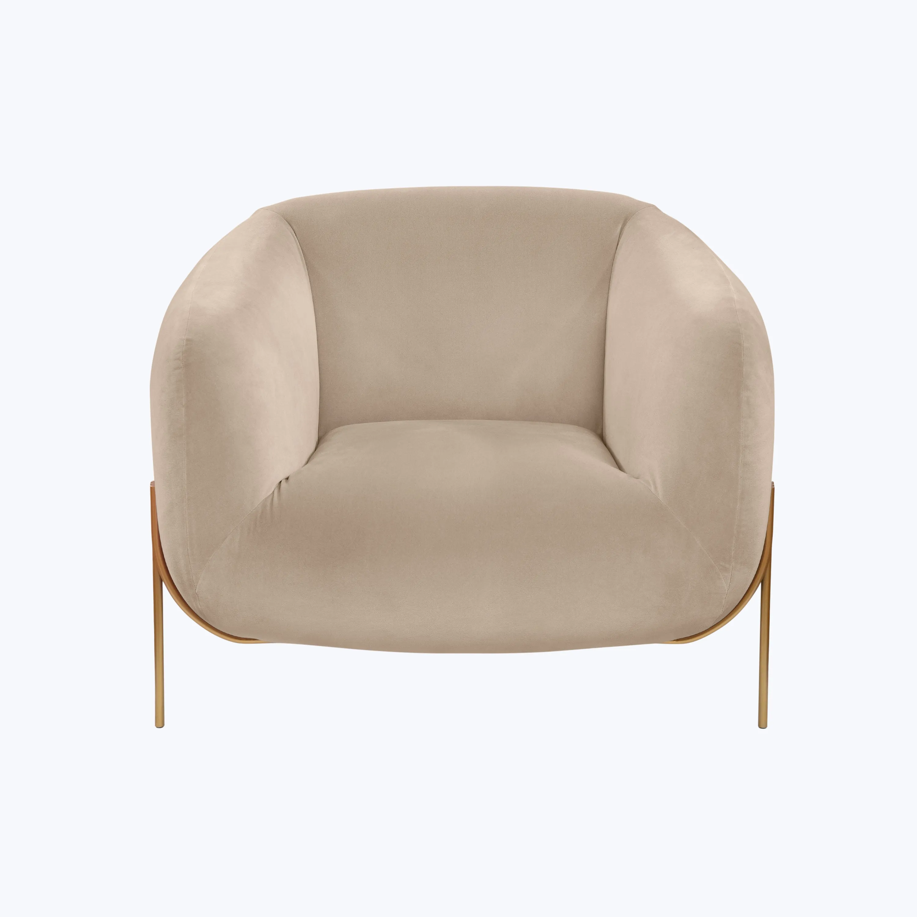 Geo Velvet Armchair