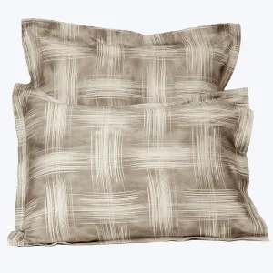Graffiti Duvet & Shams, Beige